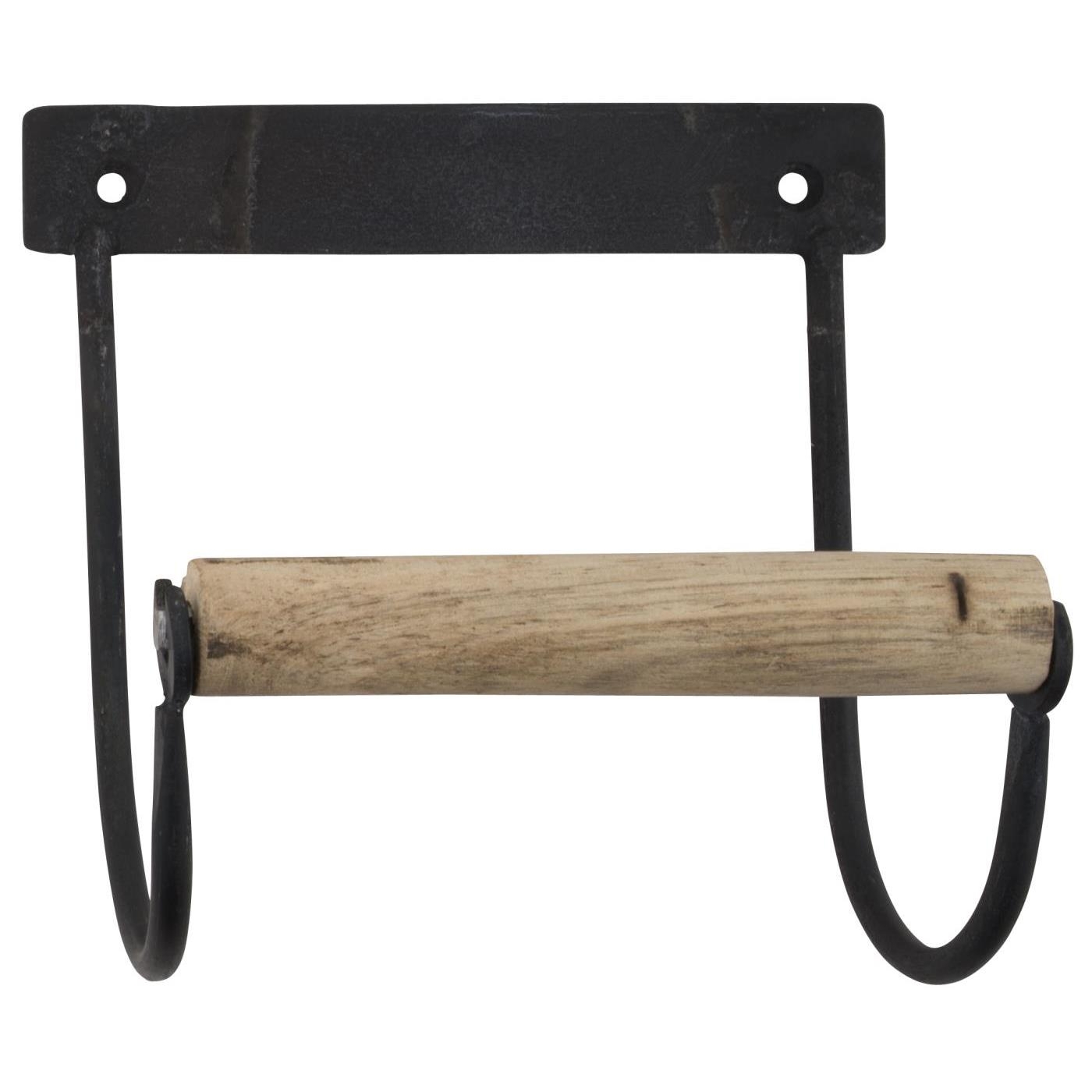 Uchwyt na papier toaletowy retro black Ib Laursen