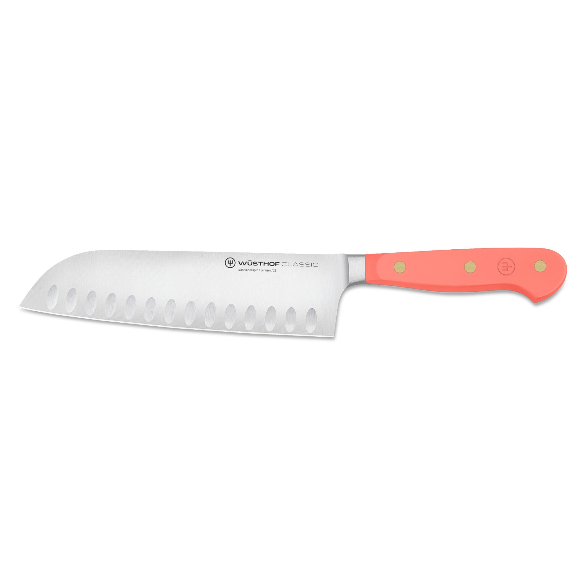 CLASSIC COLOUR Nóż Santoku 17/30,3 cm brzoskwiniowy / WÜSTHOF