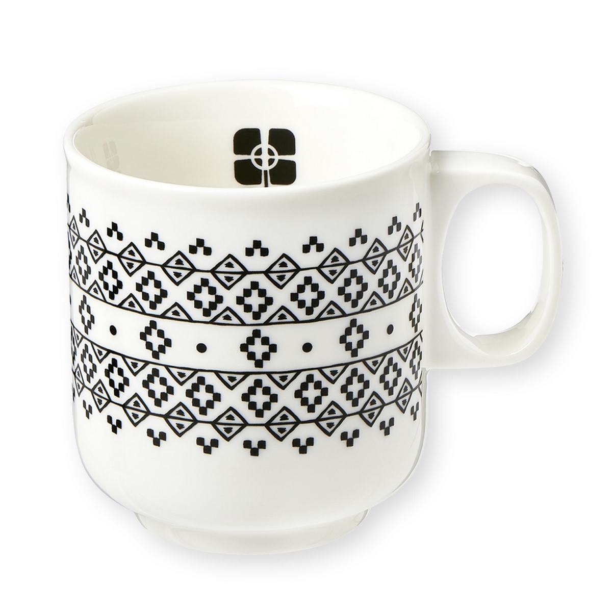 Kubek Black Geometrics Mr & Mrs Clynk, 250 ml