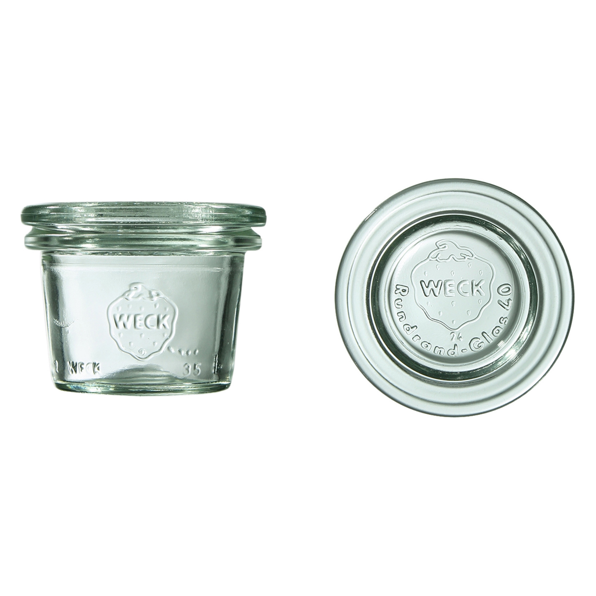Mini słoik MINI-STURZ z pokrywką 35 ml op. 12 szt. / WECK