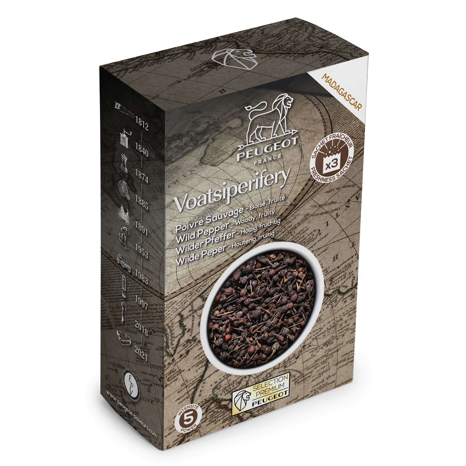 VOATSIPERIFERY Pieprz dziki Madagaskar 60 g / PEUGEOT