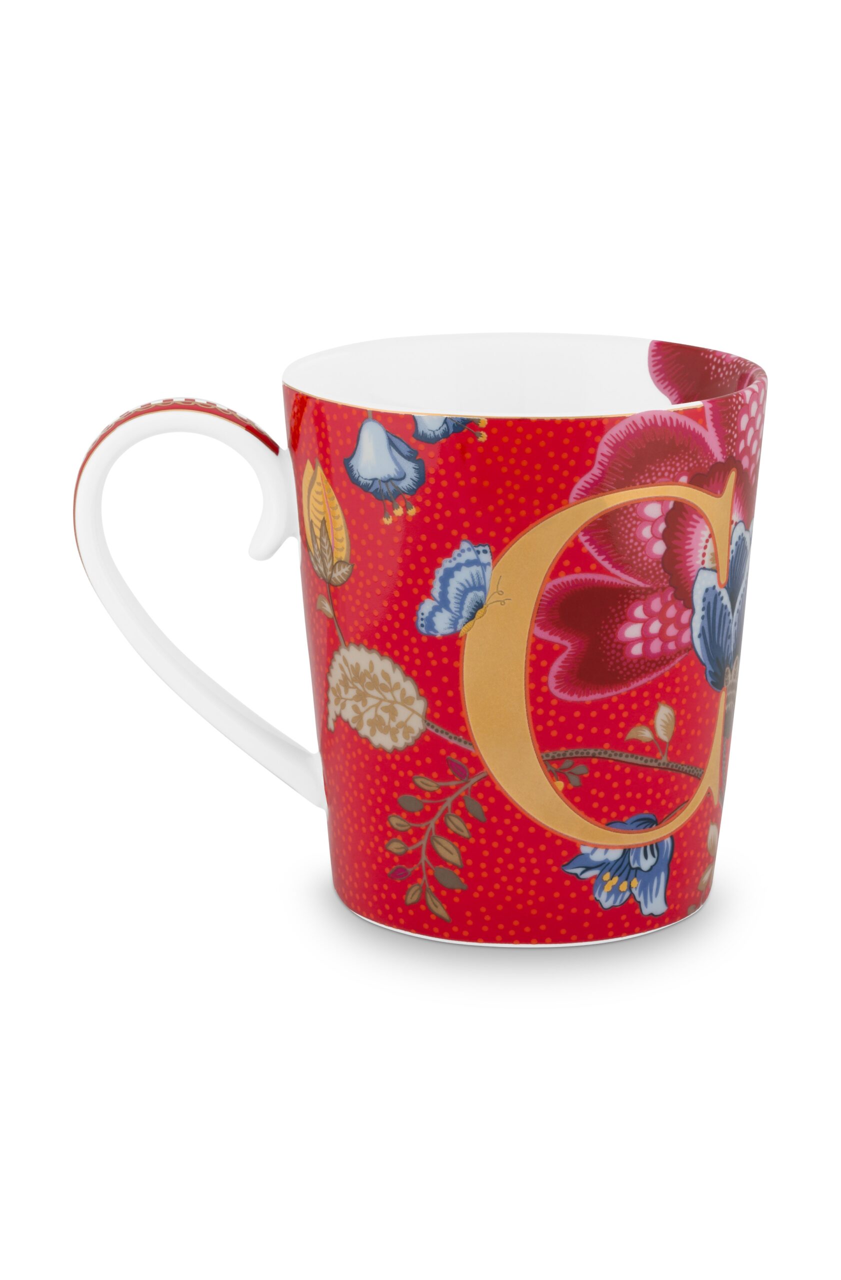 Kubek Floral Fantasy Red "C" PiP Studio, 350 ml