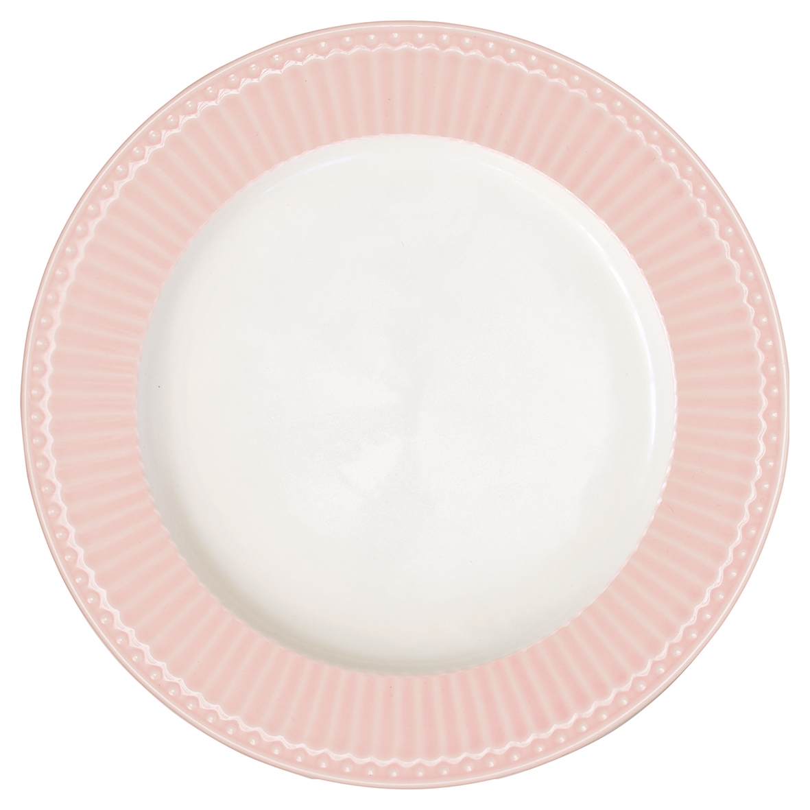 Talerz obiadowy Alice Pale Pink Green Gate, 26,5 cm