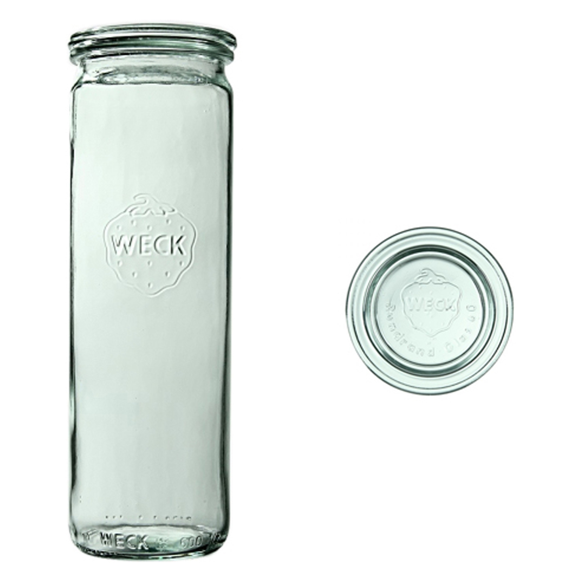Słoik cylindryczny ZYLINDER z pokrywką 600 ml op. 6 szt. / WECK