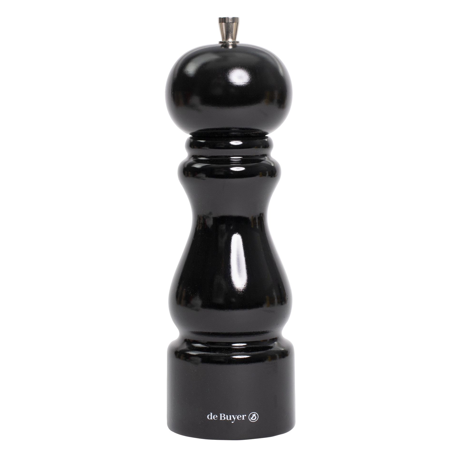 RUMBA Młynek do pieprzu 20 cm czarny lakierowany / DE BUYER