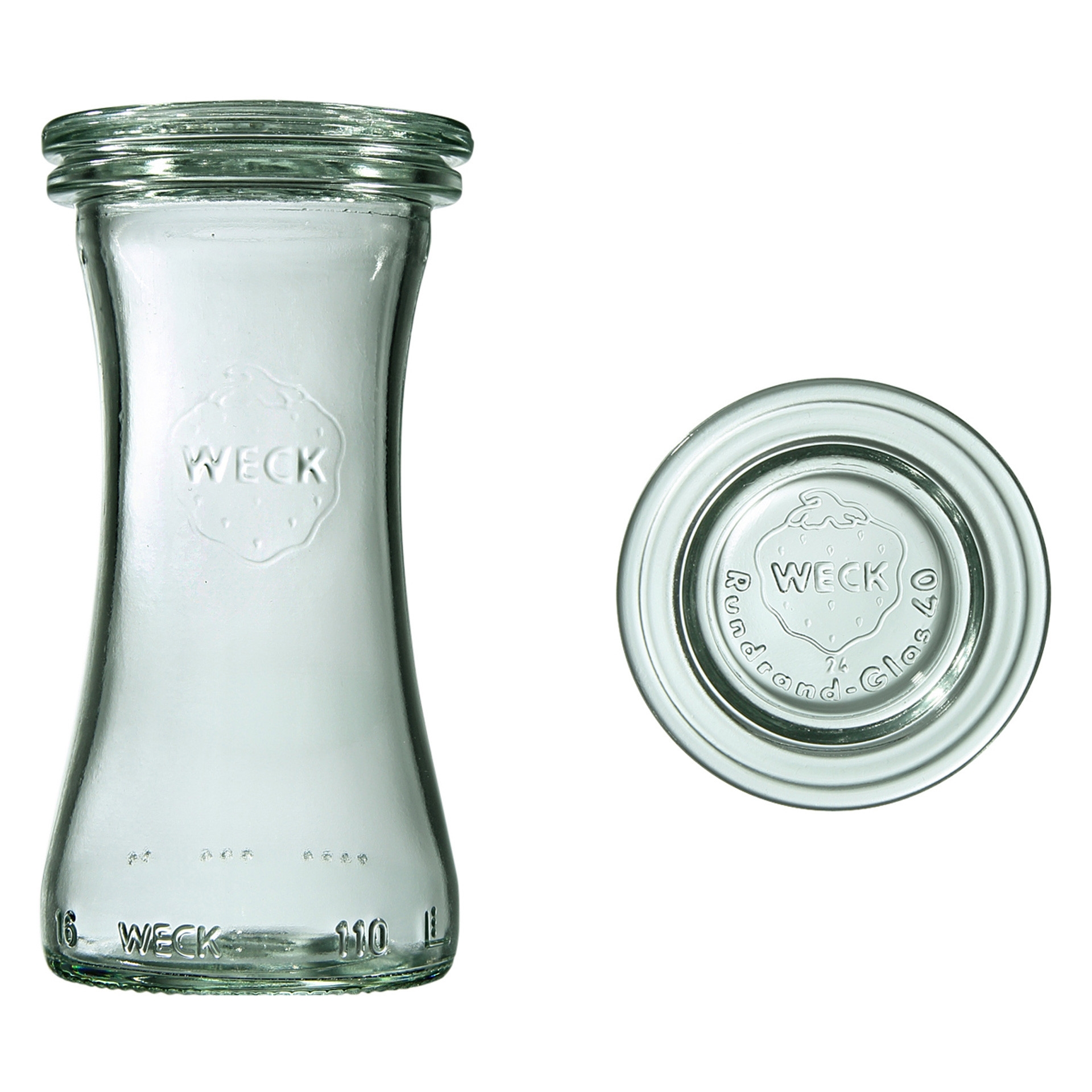Słoik DELI z pokrywką 100 ml op. 6 szt. / WECK
