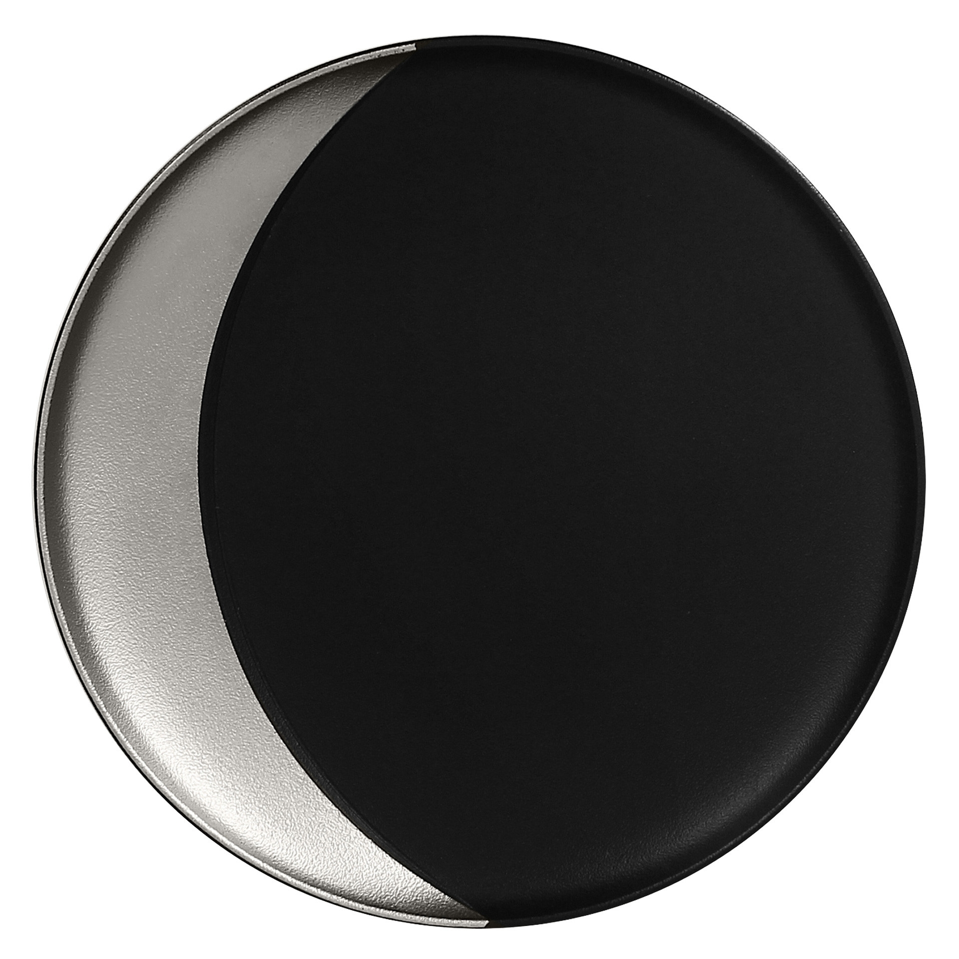 METALFUSION Talerz głęboki srebrny 27 cm / RAK PORCELAIN