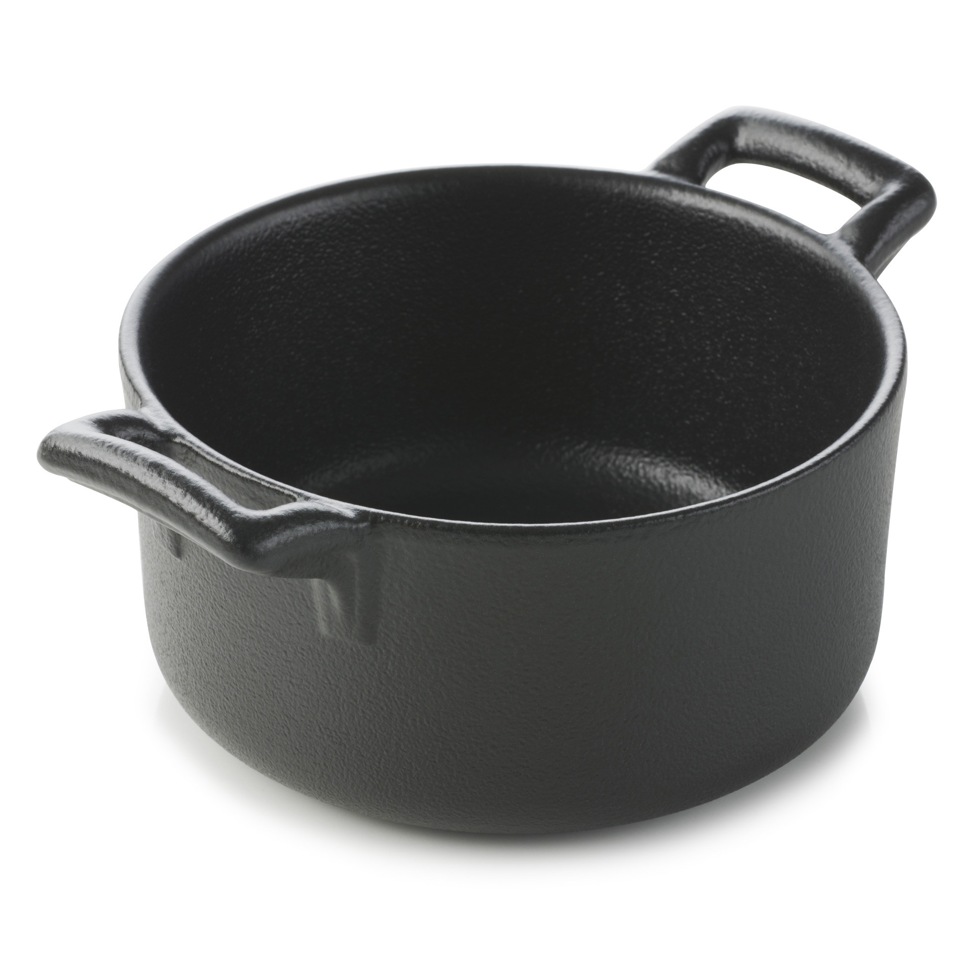 BELLE CUISINE Garnuszek z pokrywą 0,2 l czarny / REVOL