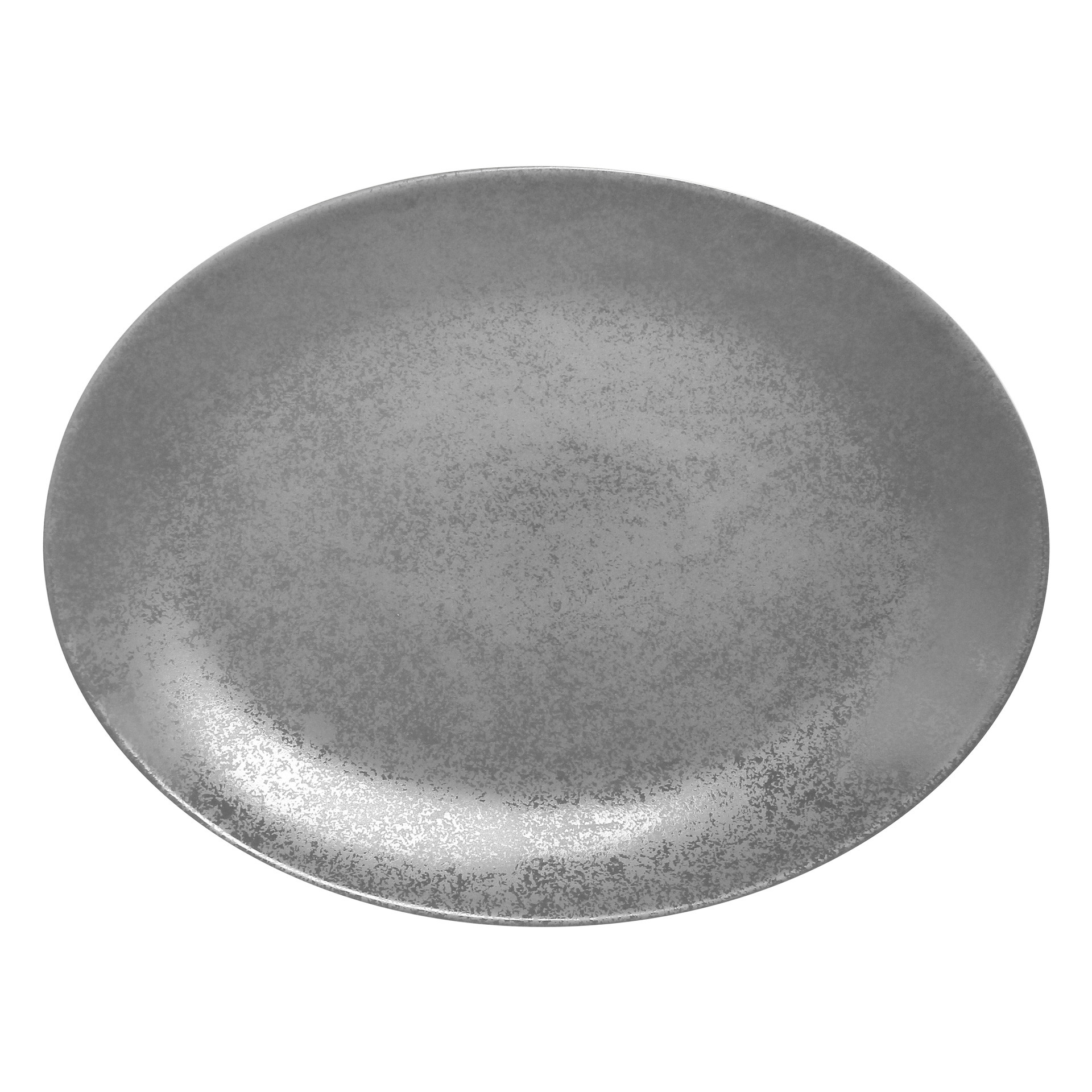 SHALE Talerz owalny 36 cm szary / RAK PORCELAIN
