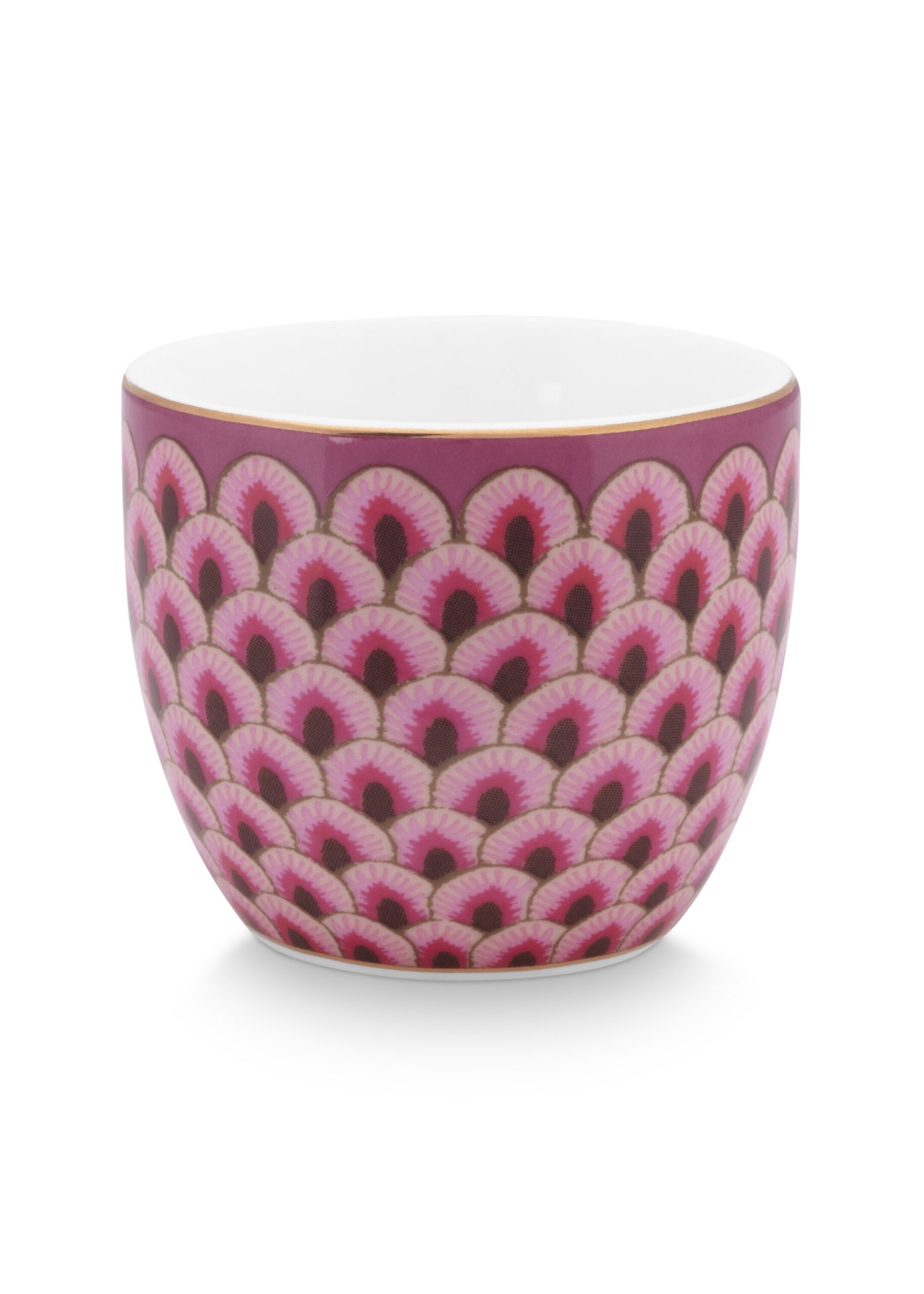 Kieliszek na jajko Flower Festival Scallop Dark Pink PiP Studio