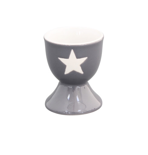Kieliszek na jajko Star Dark Grey Krasilnikoff
