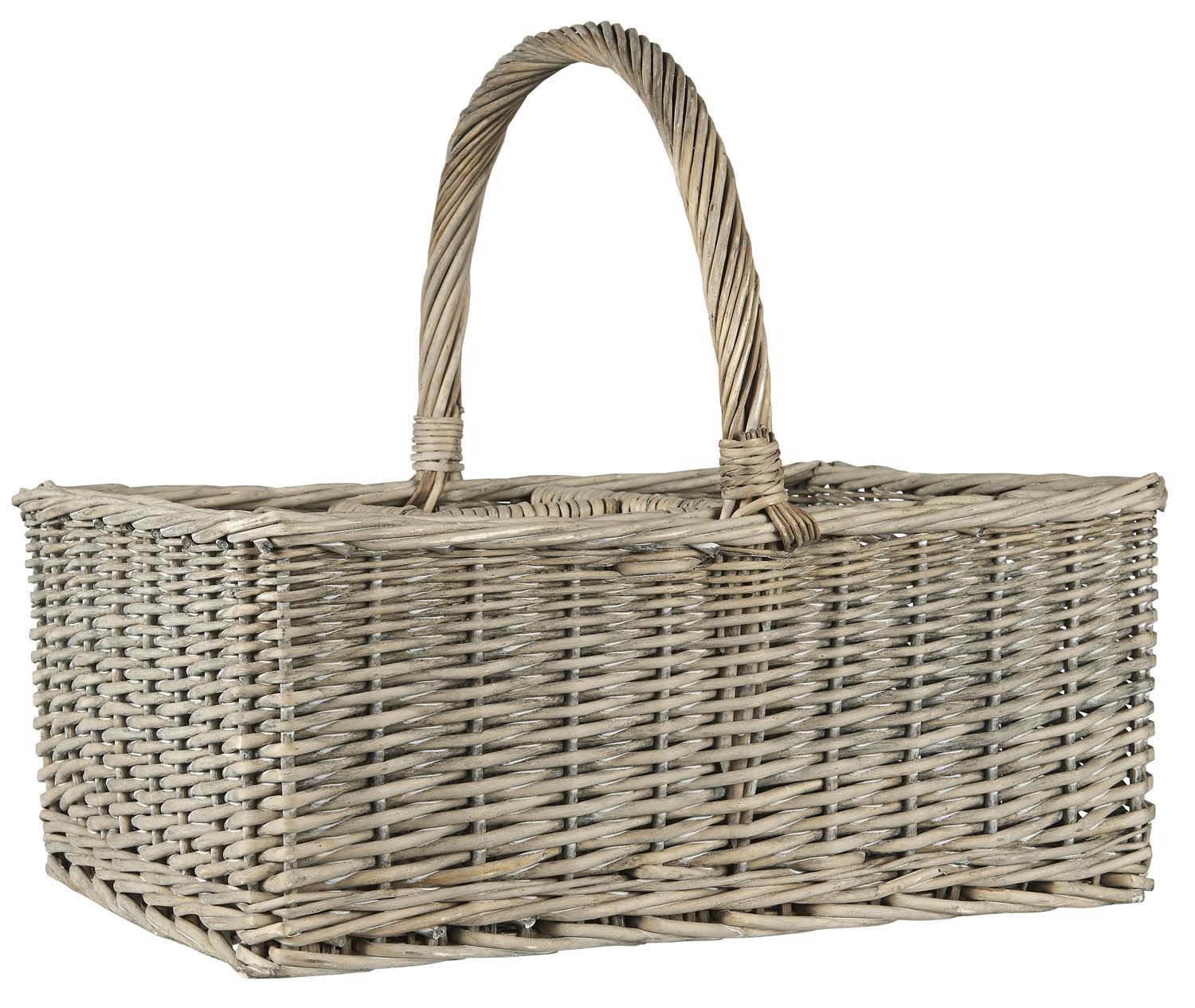 Kosz wiklinowy z przegródkami Ib Laursen, 48 cm