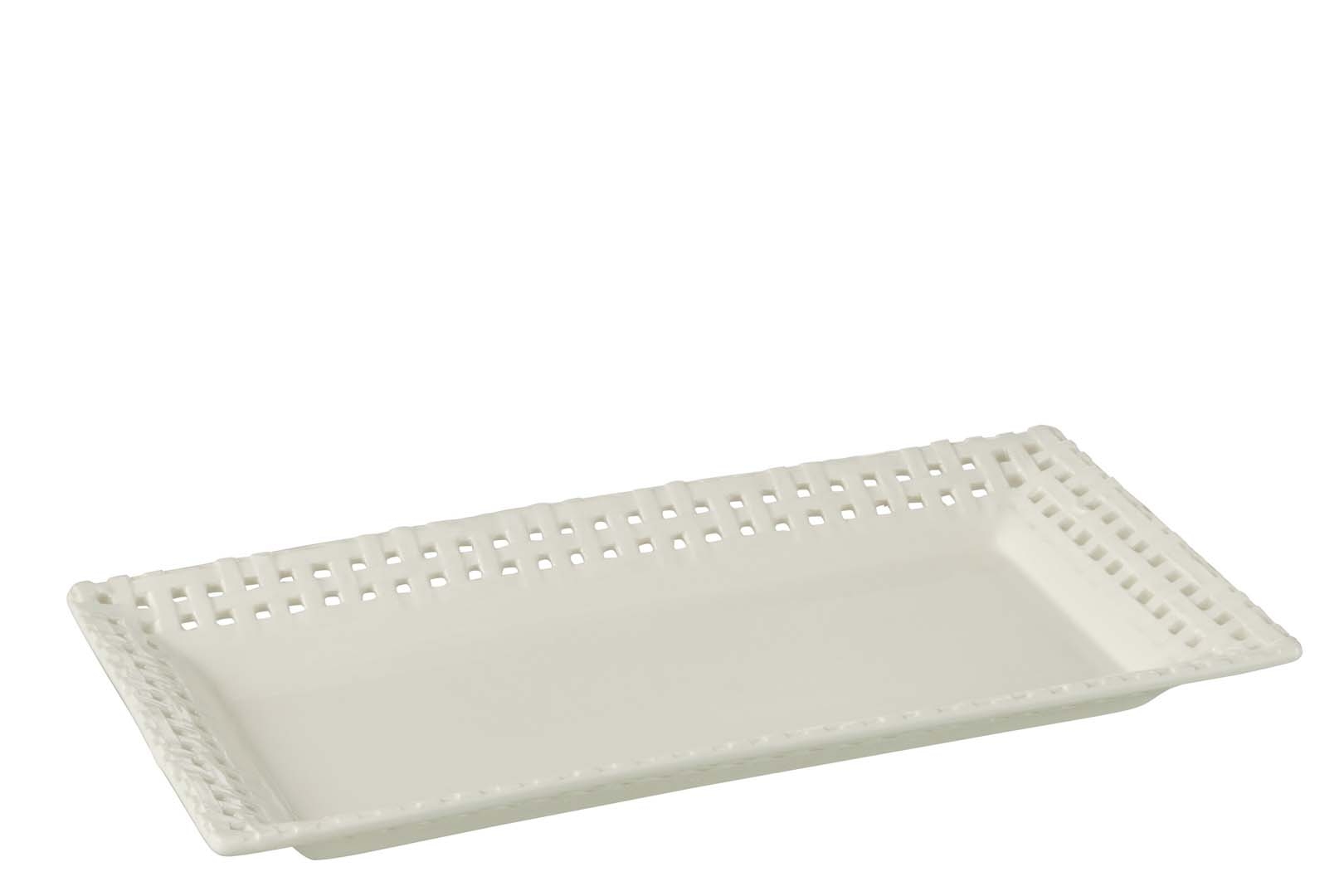 Patera Ceramic White J-line, 32 cm
