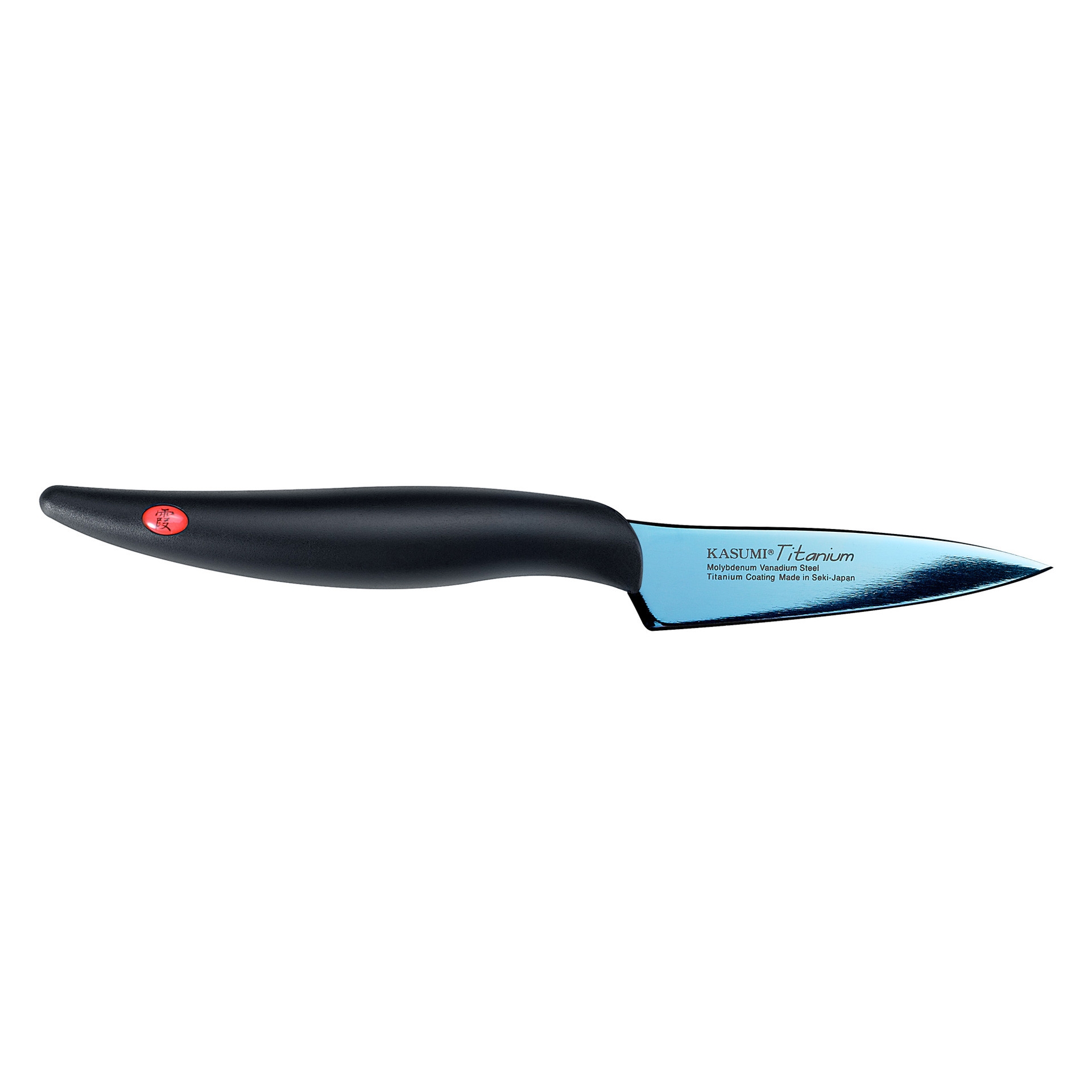 TITANIUM Nóż japoński do warzyw dł. 8 cm niebieski / KASUMI