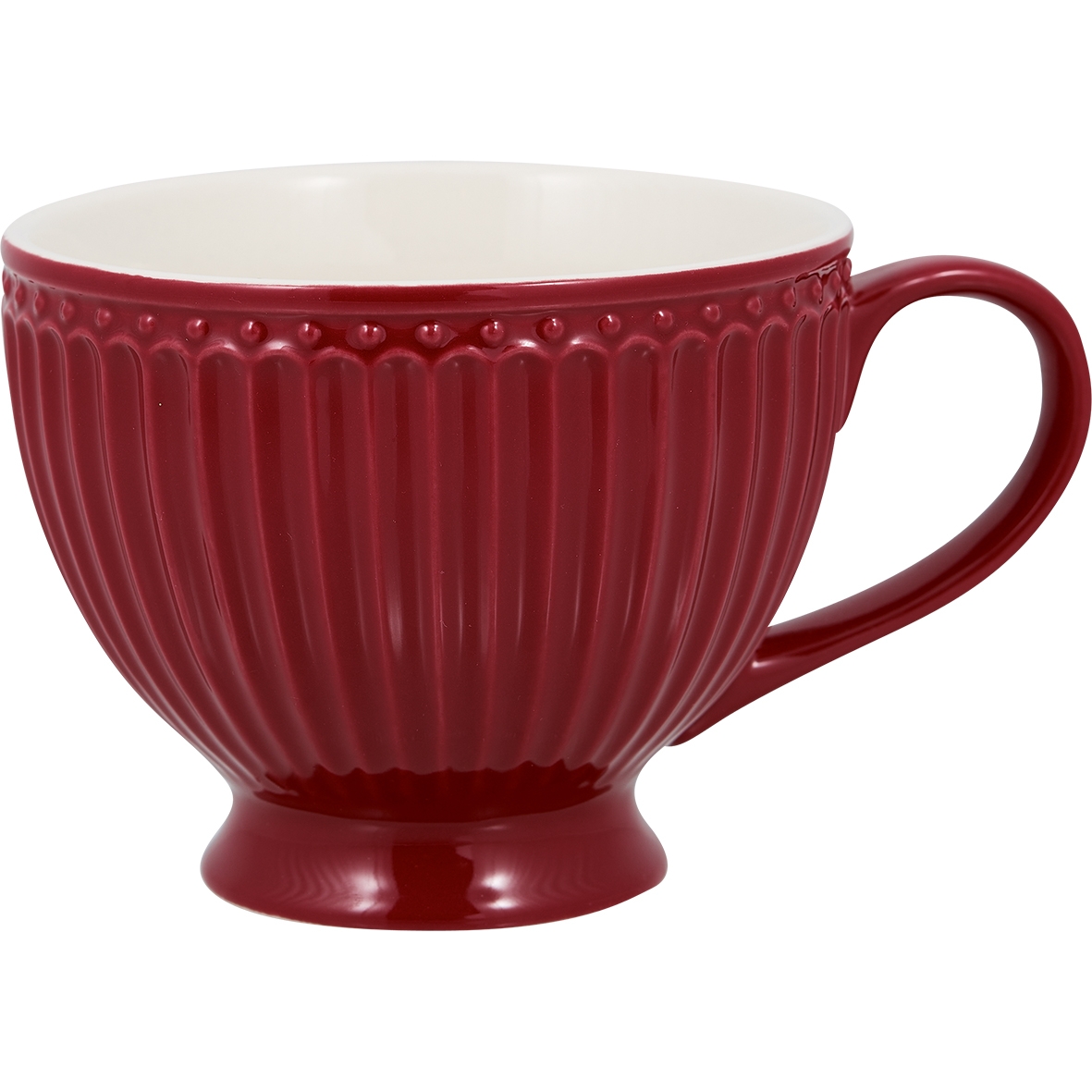 Filiżanka Alice Claret Red Green Gate, 400 ml