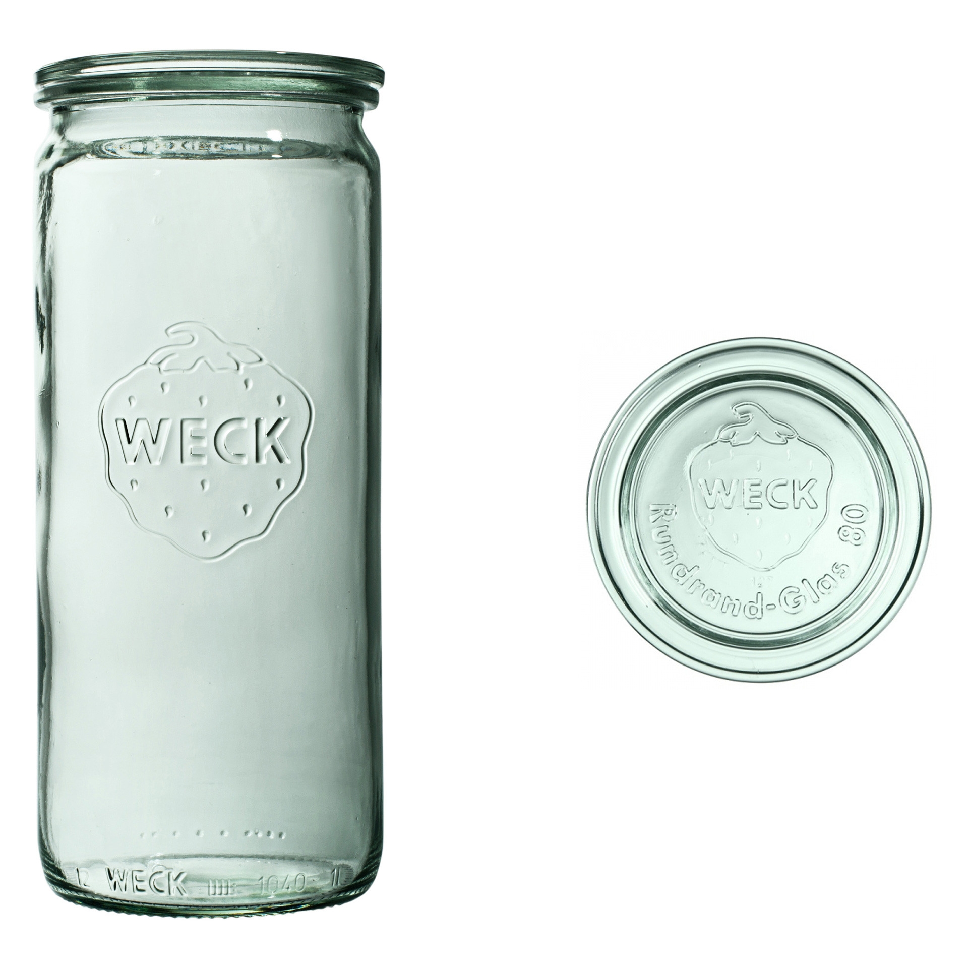 Słoik cylindryczny ZYLINDER z pokrywką 1040 ml op. 6 szt. / WECK