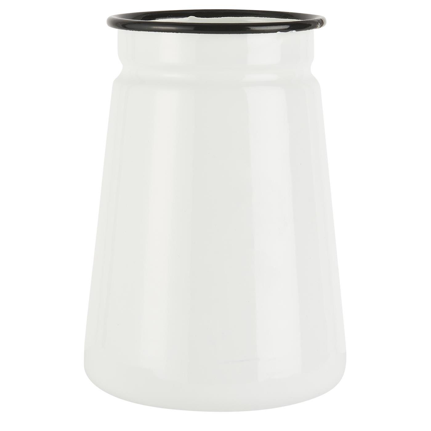 Wazon emaliowany biały Ib Laursen, 1200 ml
