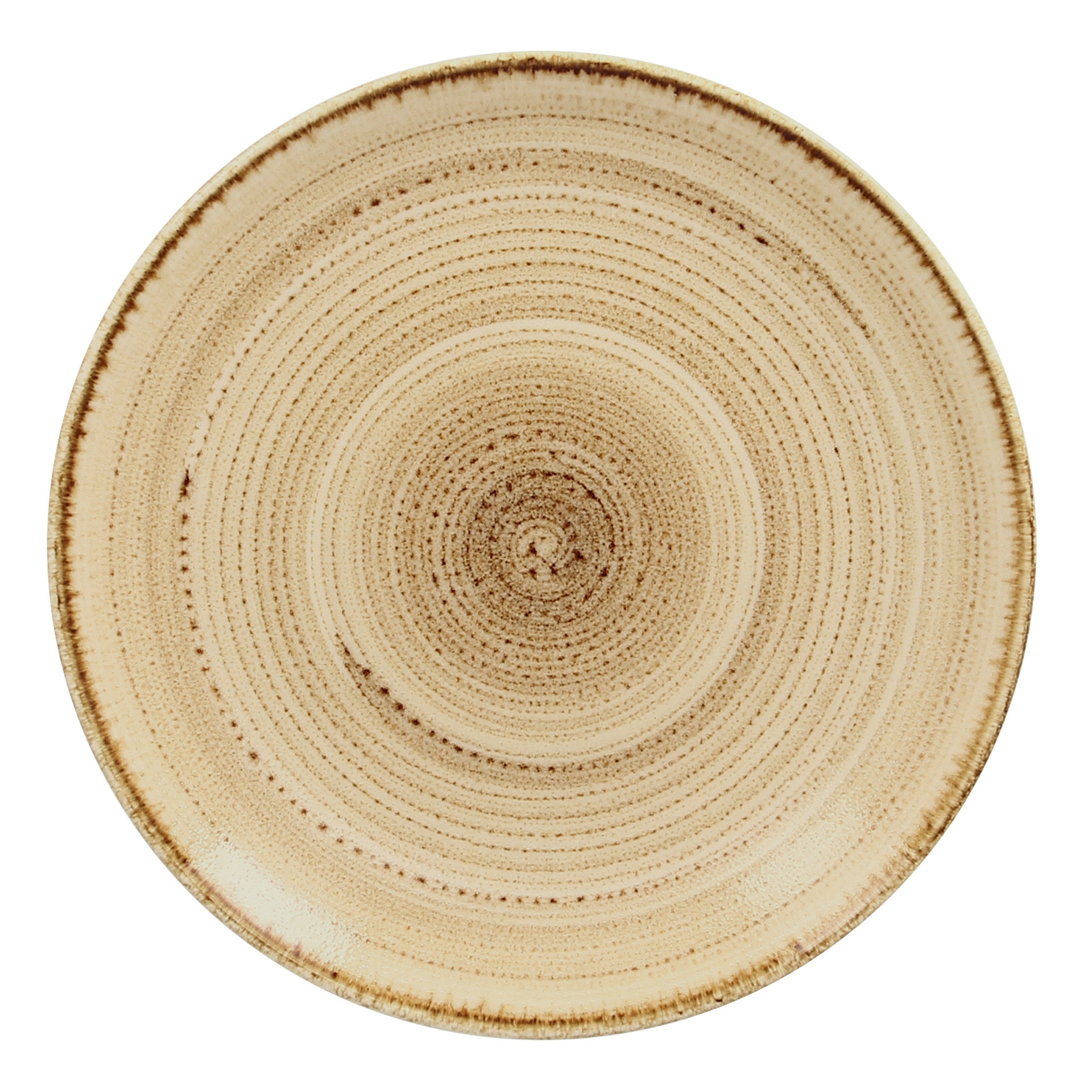 TWIRL Talerz płaski 15 cm beżowy / RAK PORCELAIN