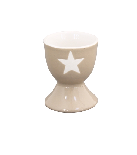 Kieliszek na jajko Star Milky Brown Krasilnikoff