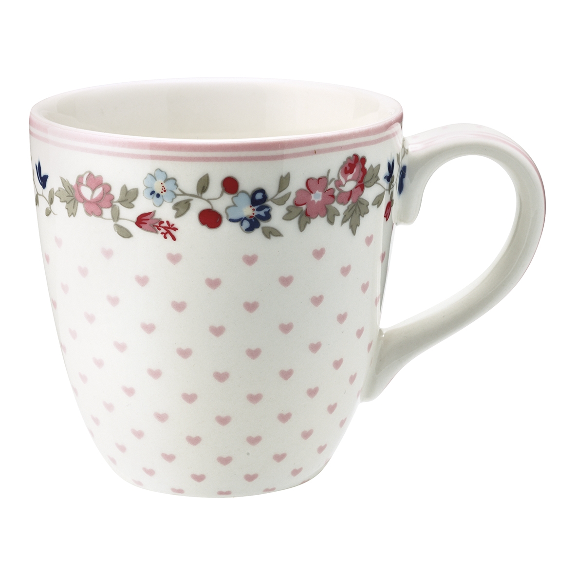 Talerz obiadowy Aurelia White Green Gate, 25.3 cm