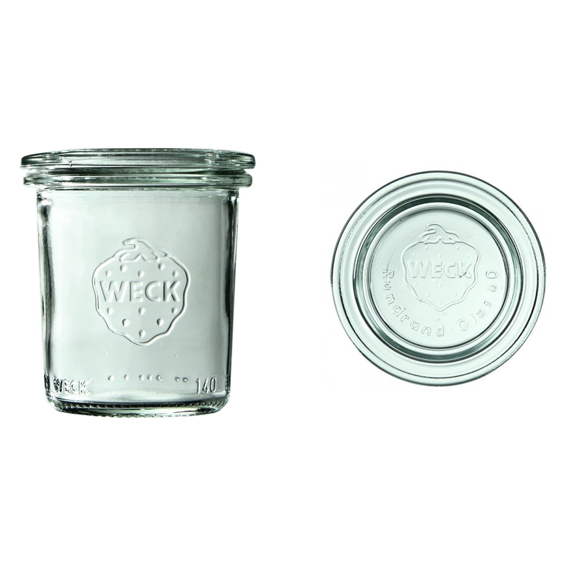 Mini słoik MINI-STURZ z pokrywką 140 ml op. 12 szt. / WECK