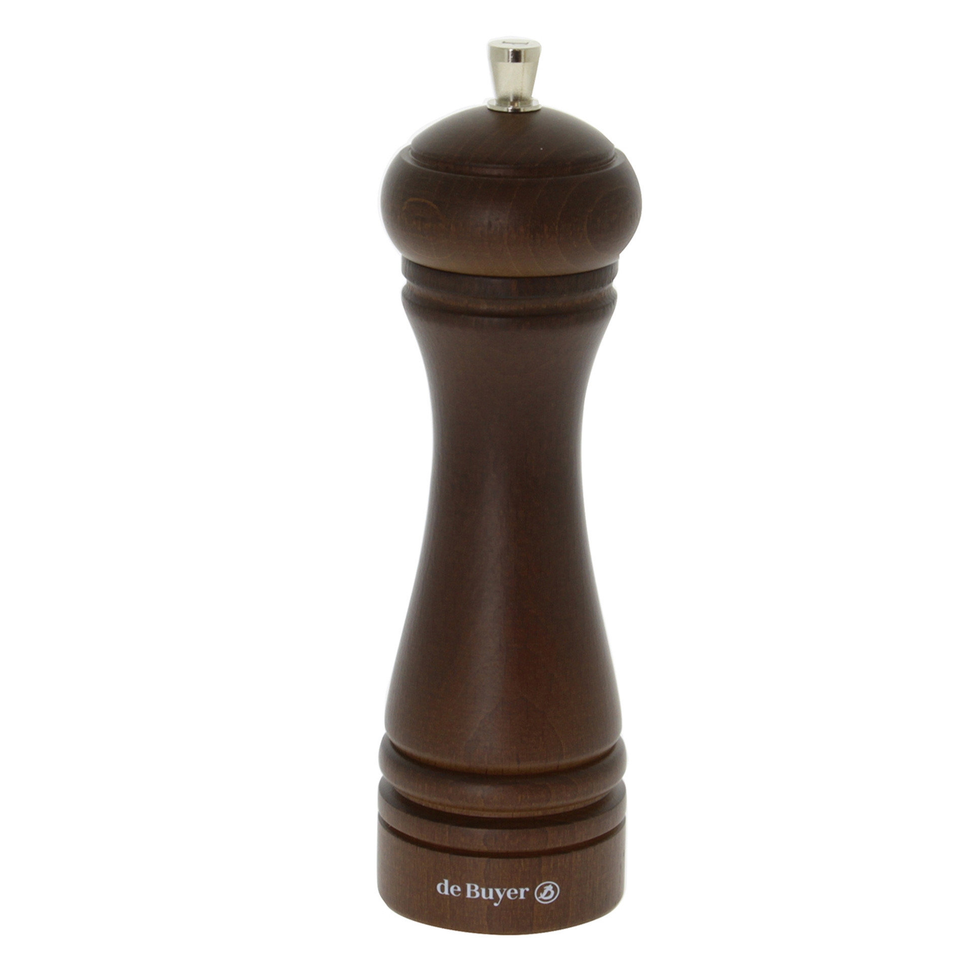 JAVA Młynek do soli 18 cm ciemny brąz / DE BUYER