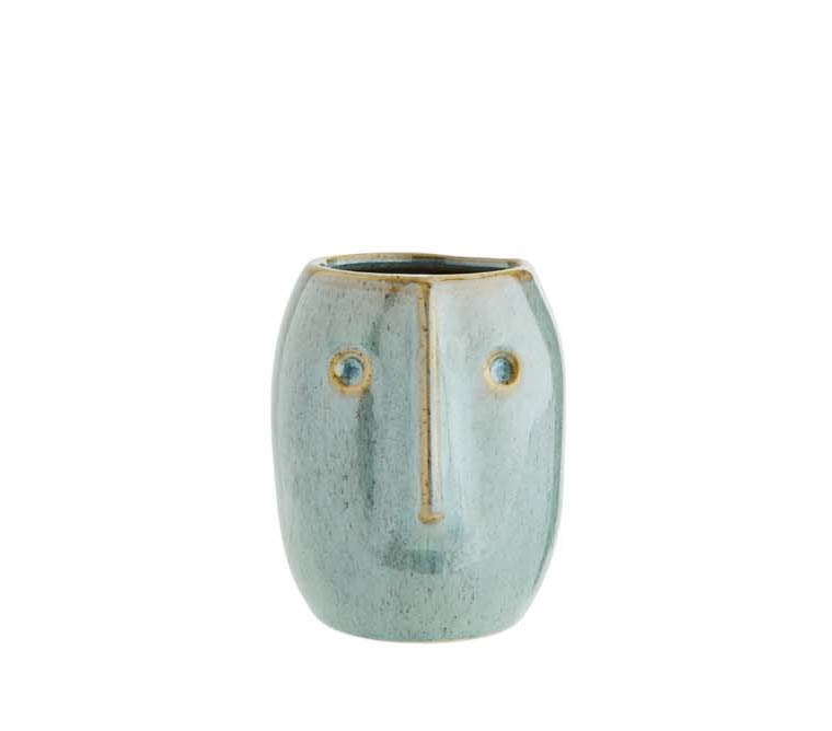 Doniczka face green Madam Stoltz