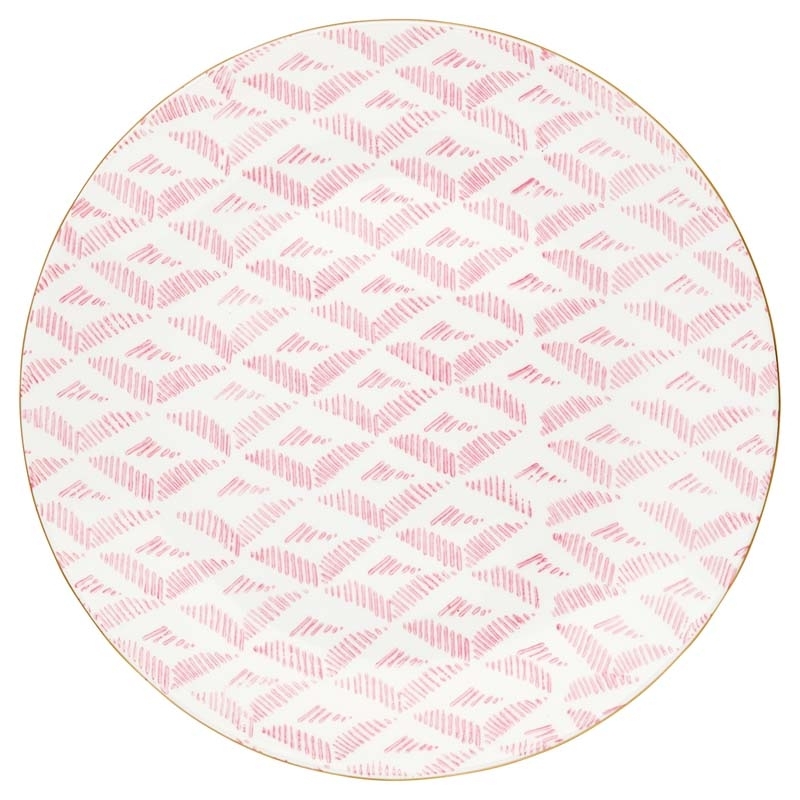 Talerz śniadaniowy i deserowy Kassandra pale pink Green Gate, 21 cm