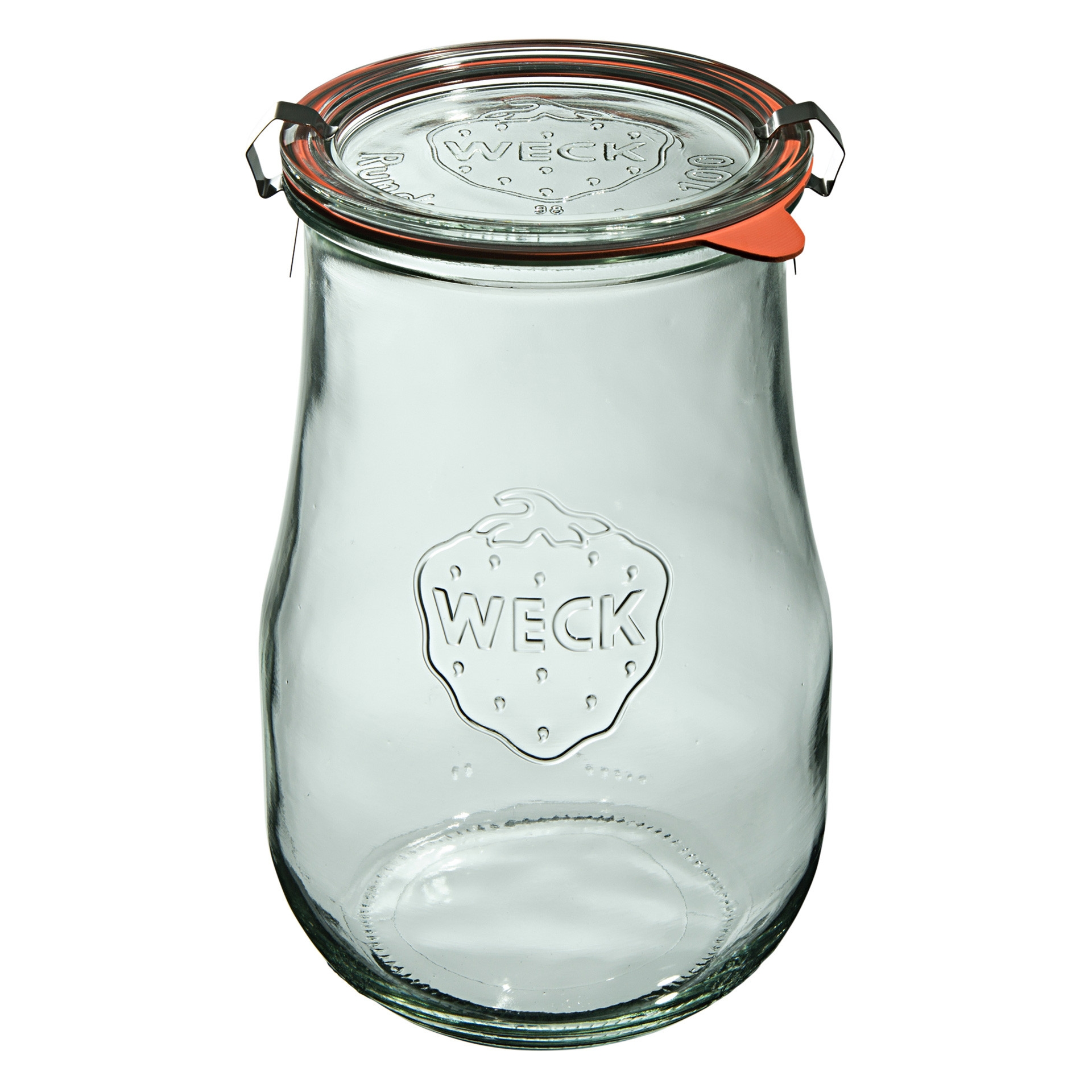 Słoik TULIP z pokrywką, uszczelką i 2 zapinkami 1750 ml op. 4 szt. / WECK