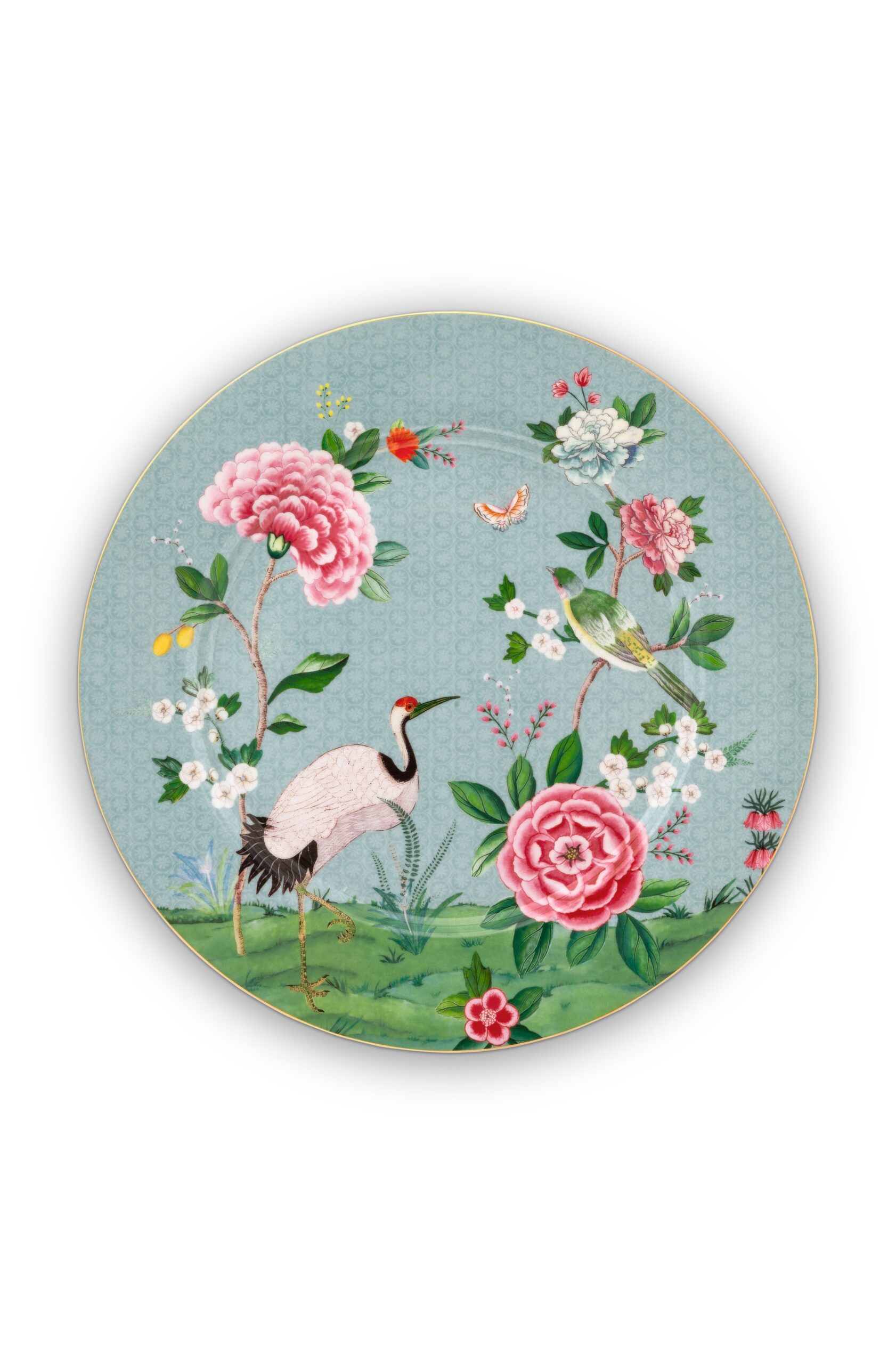 Talerz Blushing Birds Blue PiP Studio, 32 cm