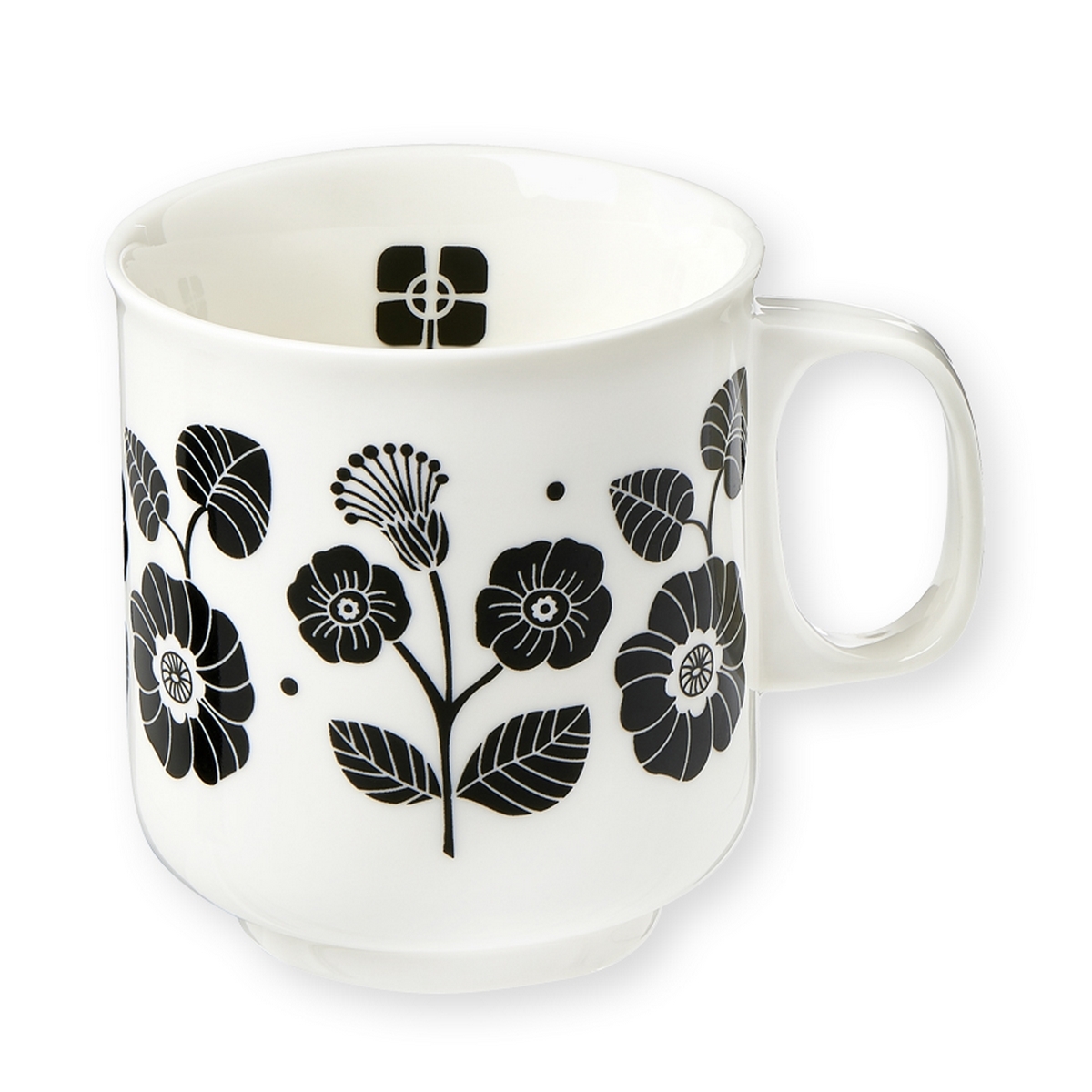 Kubek Black Flowers Mr & Mrs Clynk, 250 ml