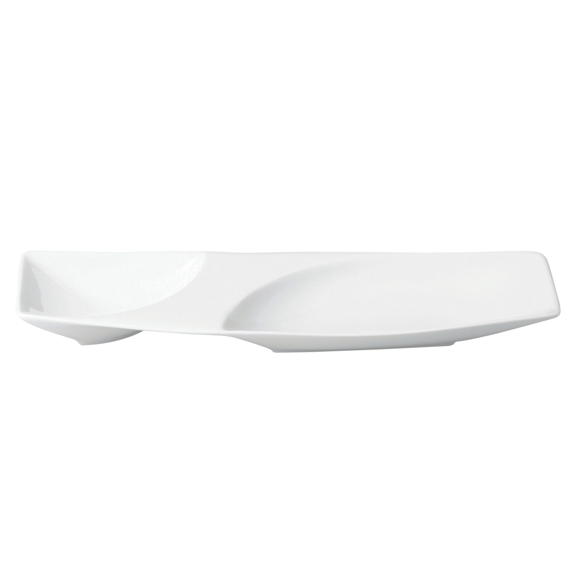 MAZZA Talerz głęboki podwójny 42 x 11 cm / RAK PORCELAIN