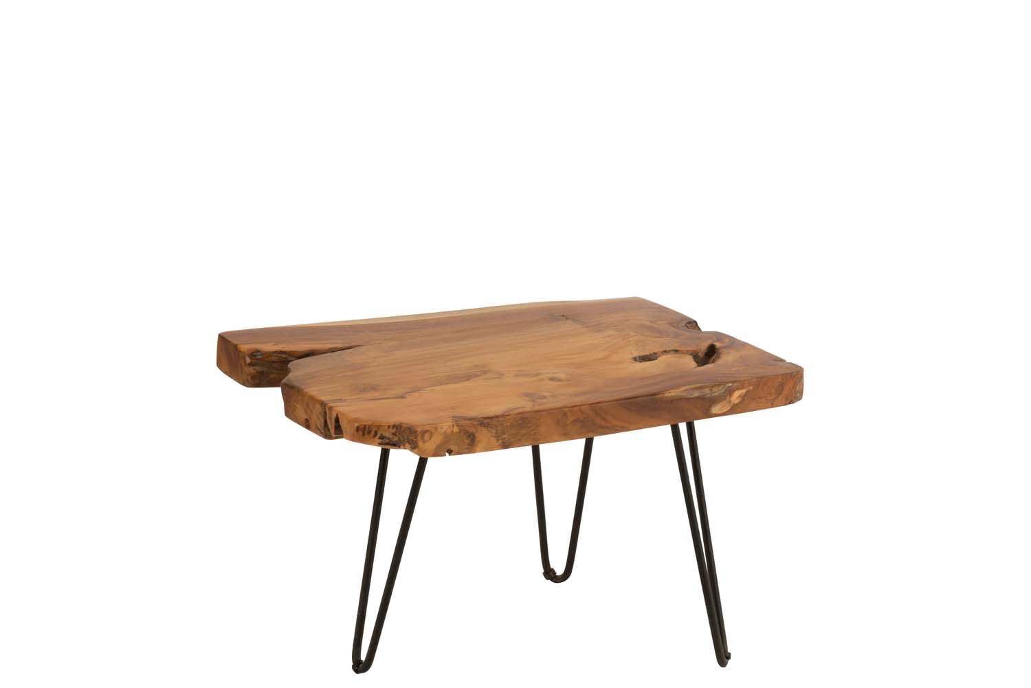 Stolik Irregular Teak Wood Brown J-Line