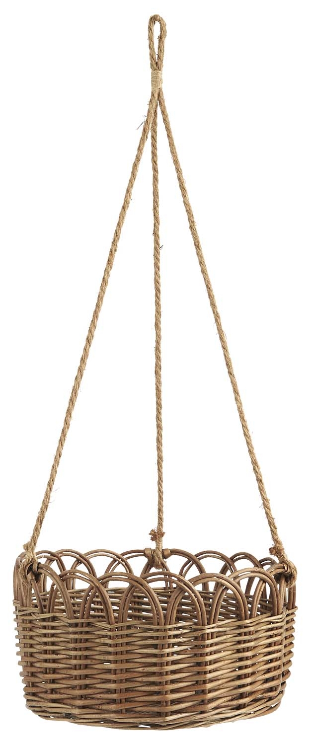 Kosz wiklinowy wiszący Ib Laursen, 30 cm