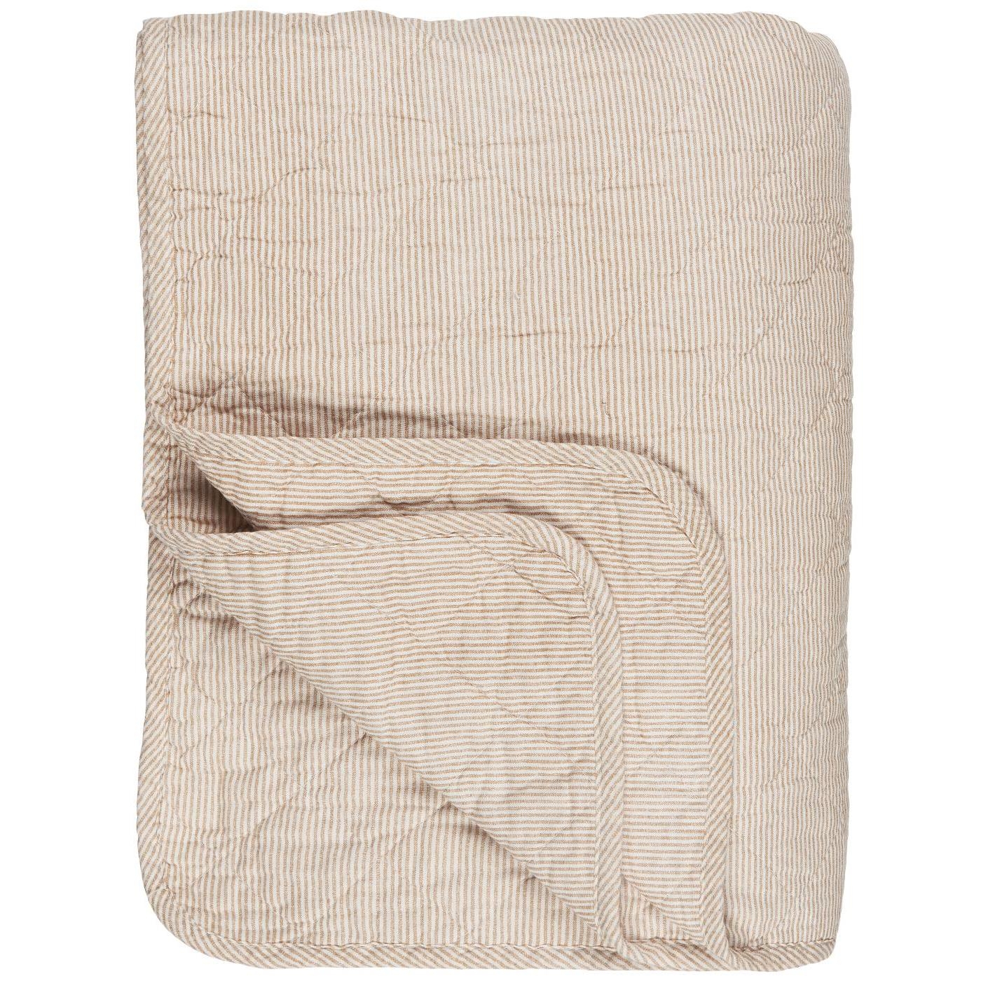 Narzuta white/coral sands stripes Ib Laursen, 180 cm