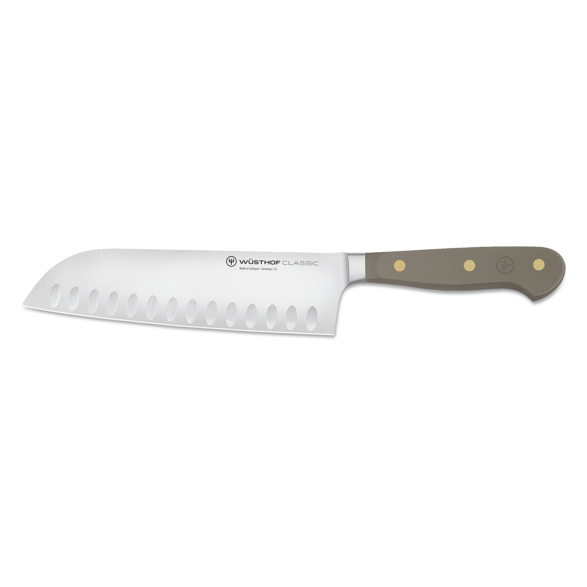 CLASSIC COLOUR Nóż Santoku 17/30,3 cm szary / WÜSTHOF