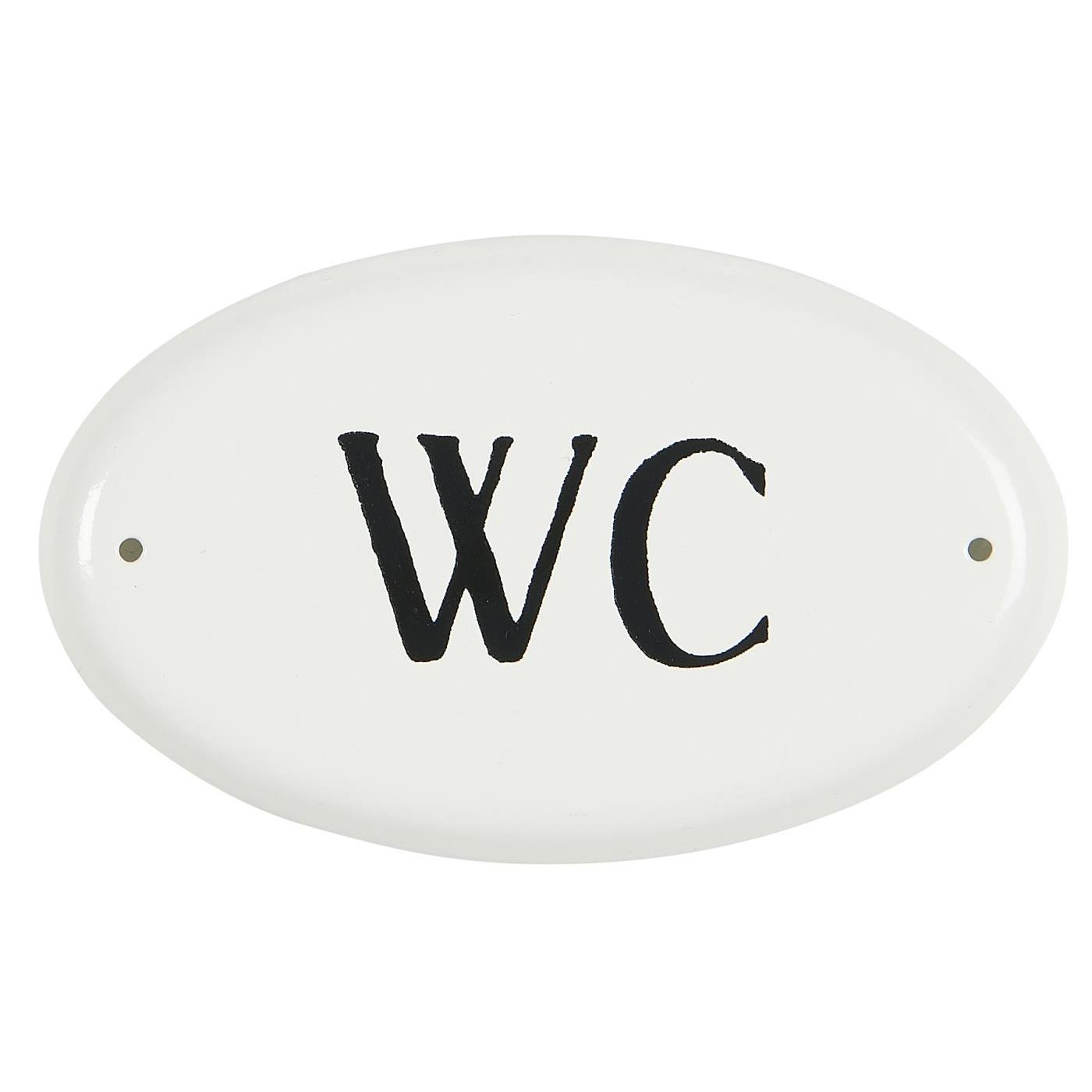 Tabliczka metalowa WC  Ib Laursen