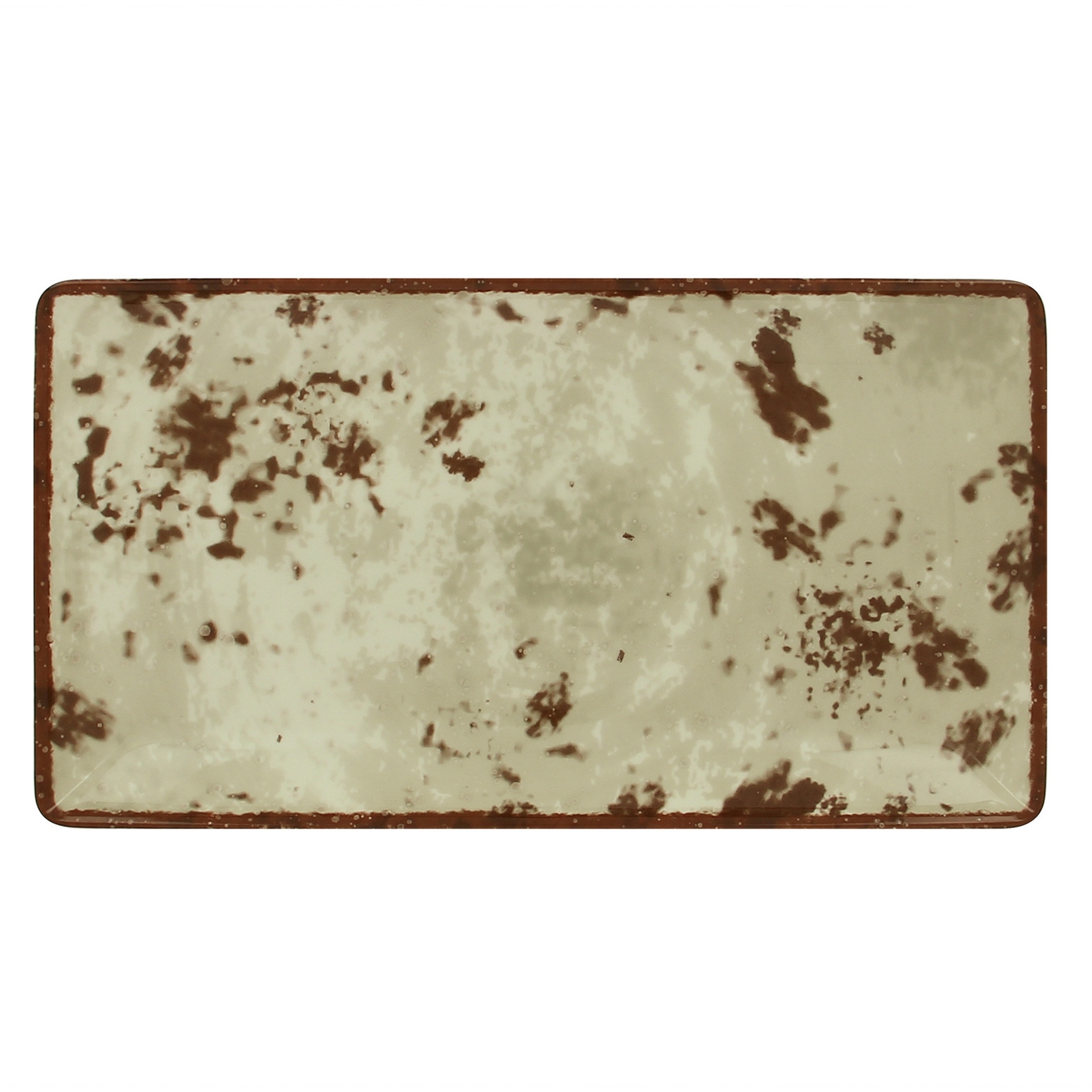 PEPPERY Talerz prostokątny 33 x 18 cm szary / RAK PORCELAIN