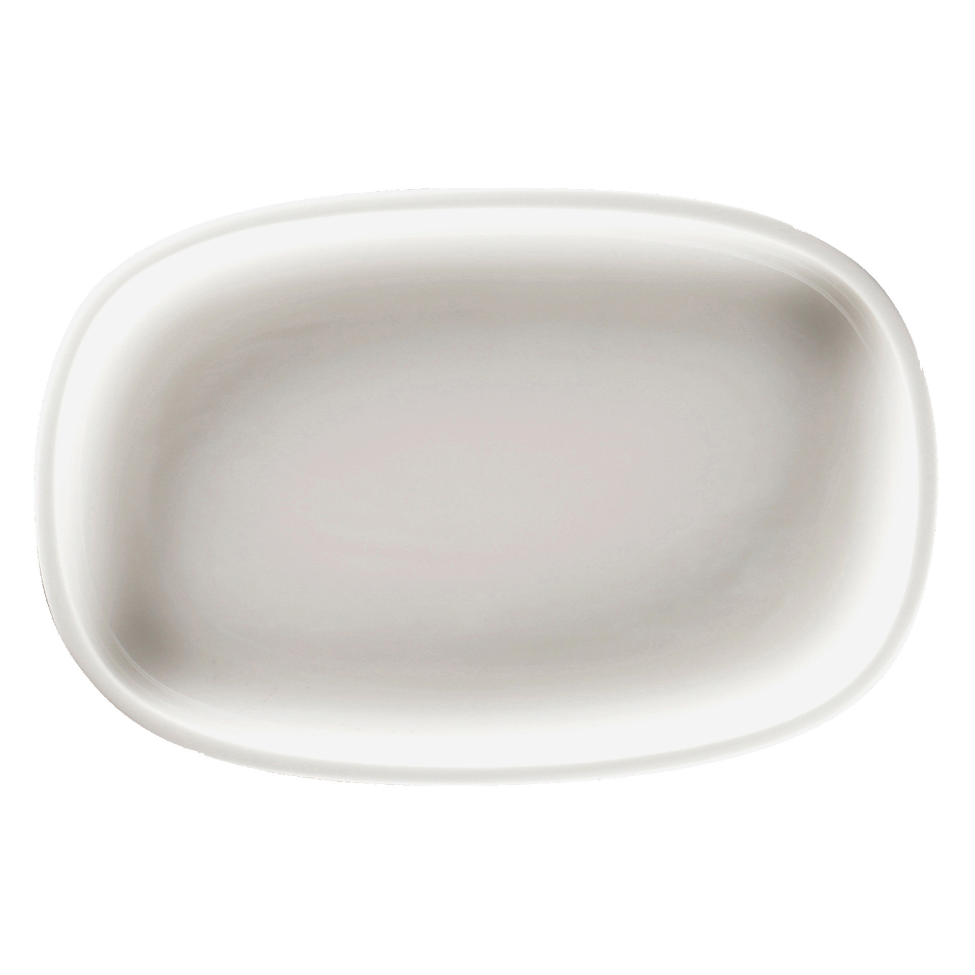 EASE RAKSTONE Półmisek 23x15 cm biały / RAK PORCELAIN