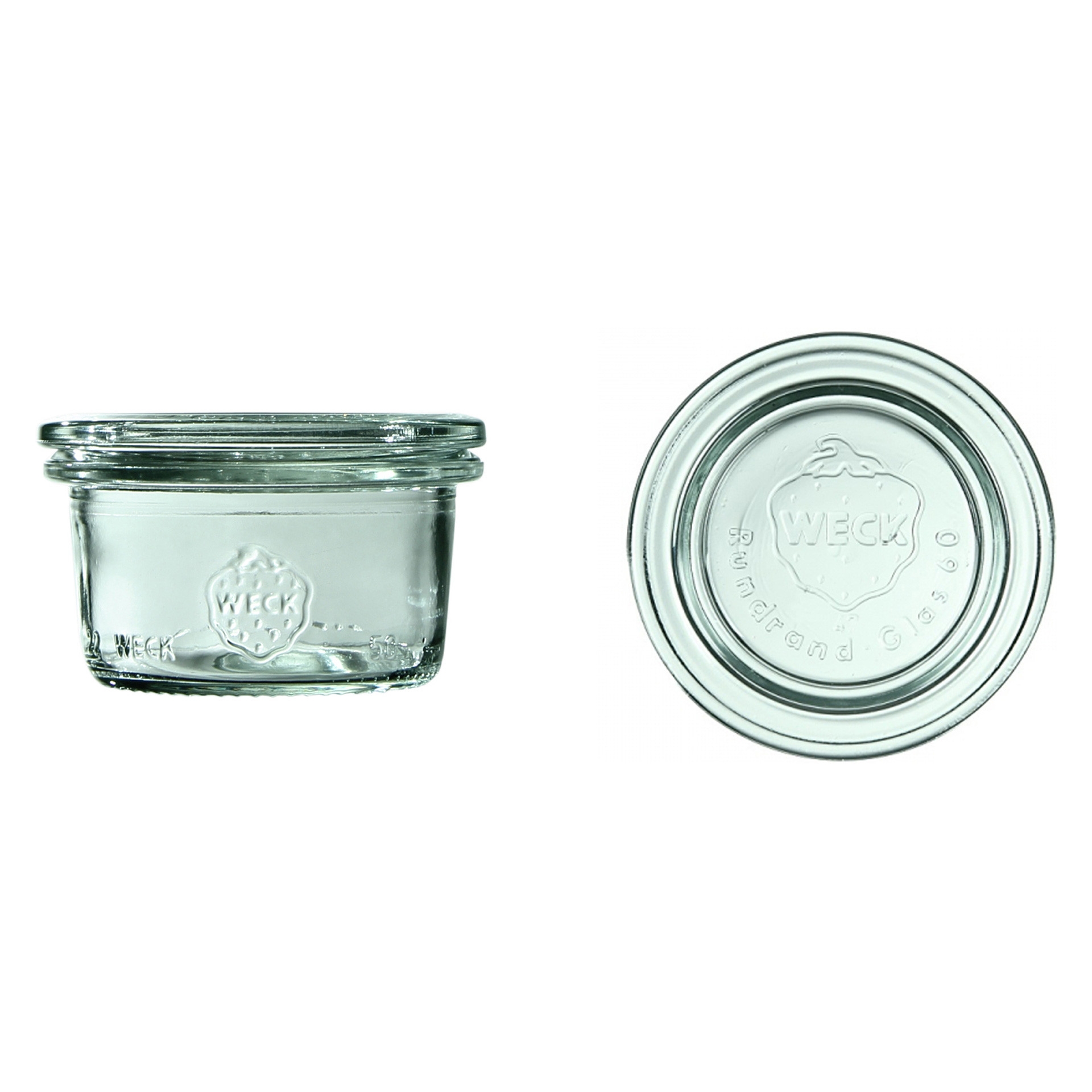 Mini słoik MINI-STURZ z pokrywką 50 ml op. 12 szt. / WECK