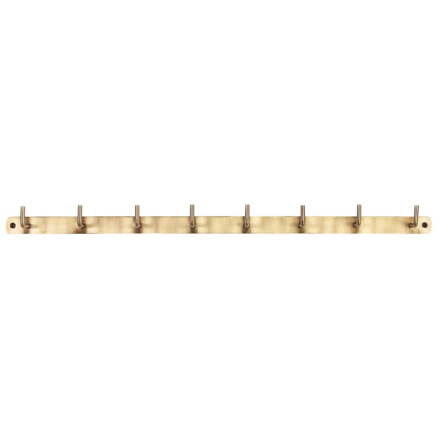 Wieszak metalowy Antique Brass-Look Ib Laursen, 60.5 cm