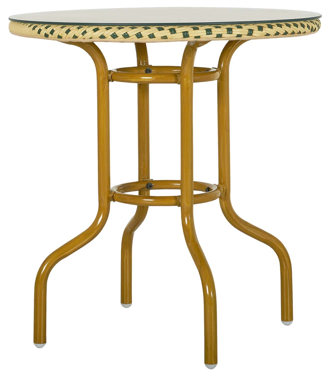Stolik bistro cream/green Ib Laursen, 70 cm