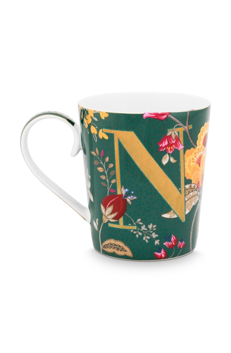 Kubek Floral Fantasy Green "N" PiP Studio, 350 ml
