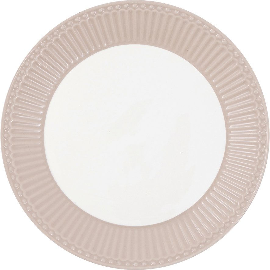 Talerz deserowy Alice Creamy Fudge Green Gate, 23 cm