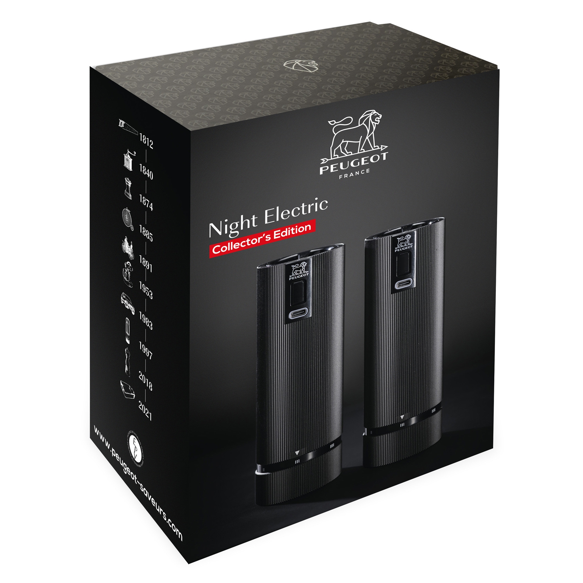 LINE NIGHT ELECTRIC Zestaw młynków 15 cm u'Select / PEUGEOT