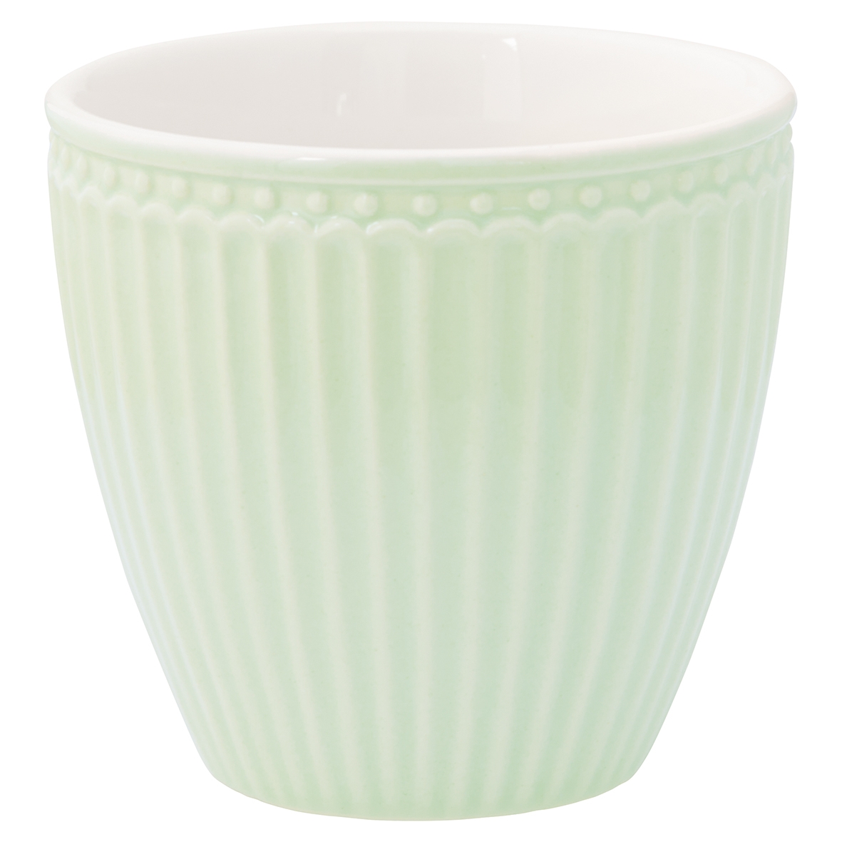 Kubek latte Alice Pale Green, Green Gate, 250 ml
