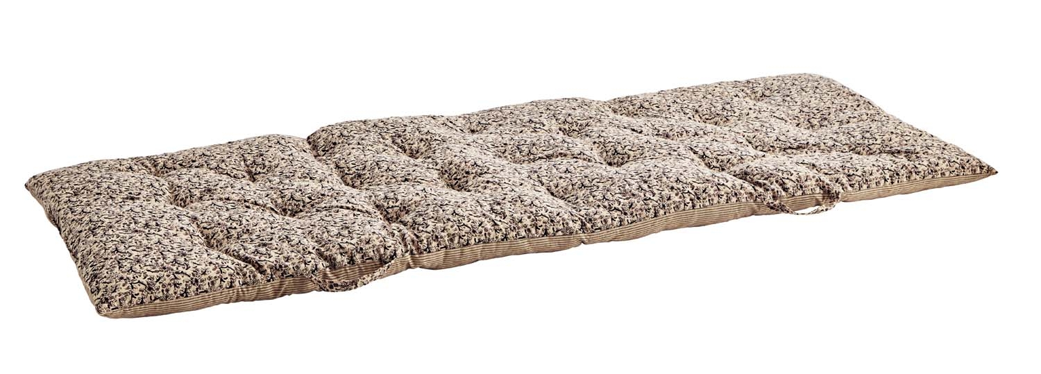 Materac beige / brown / black Madam Stoltz, 180 cm