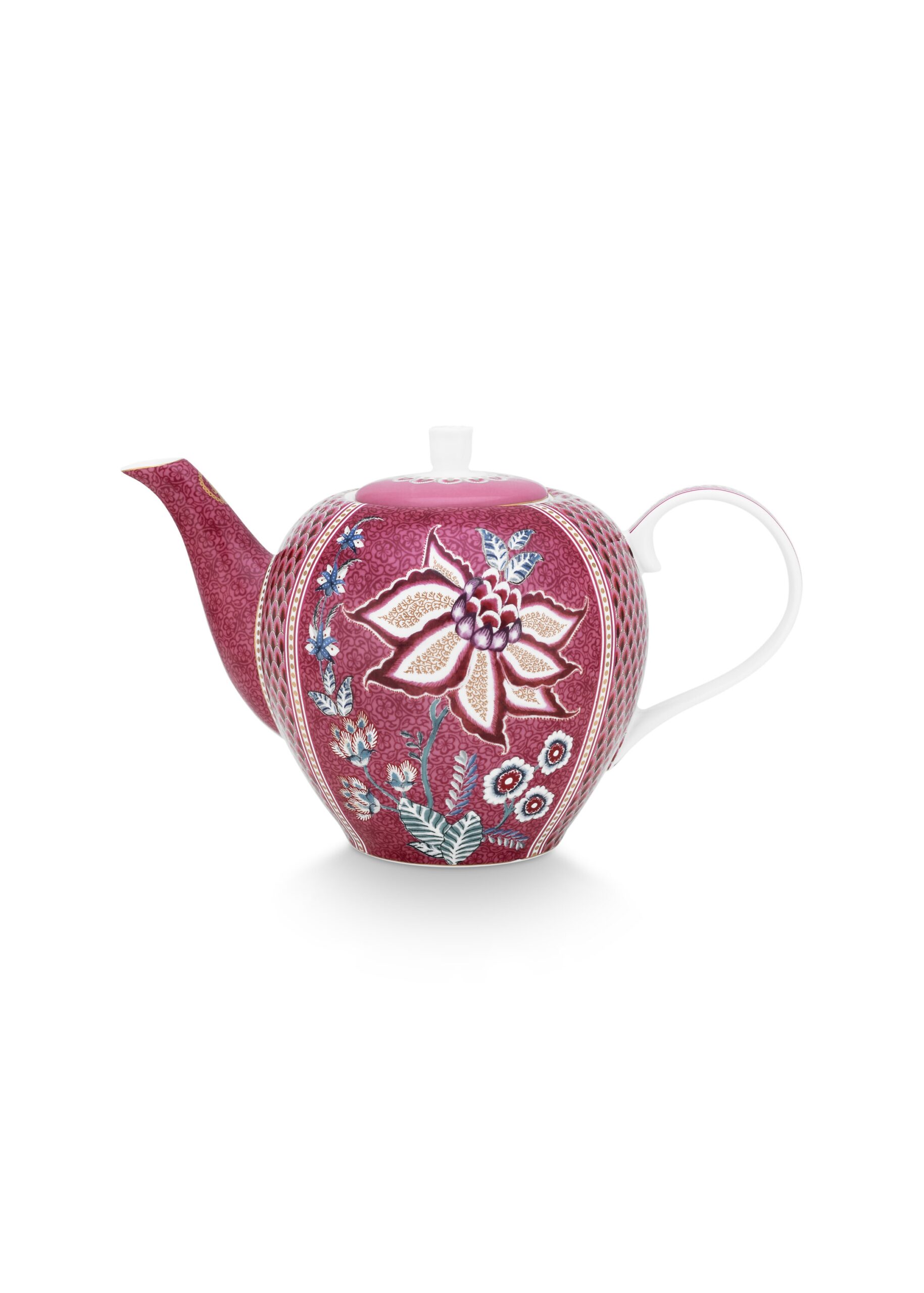 Dzbanek do herbaty Flower Festival Dark Pink PiP Studio, 1600 ml