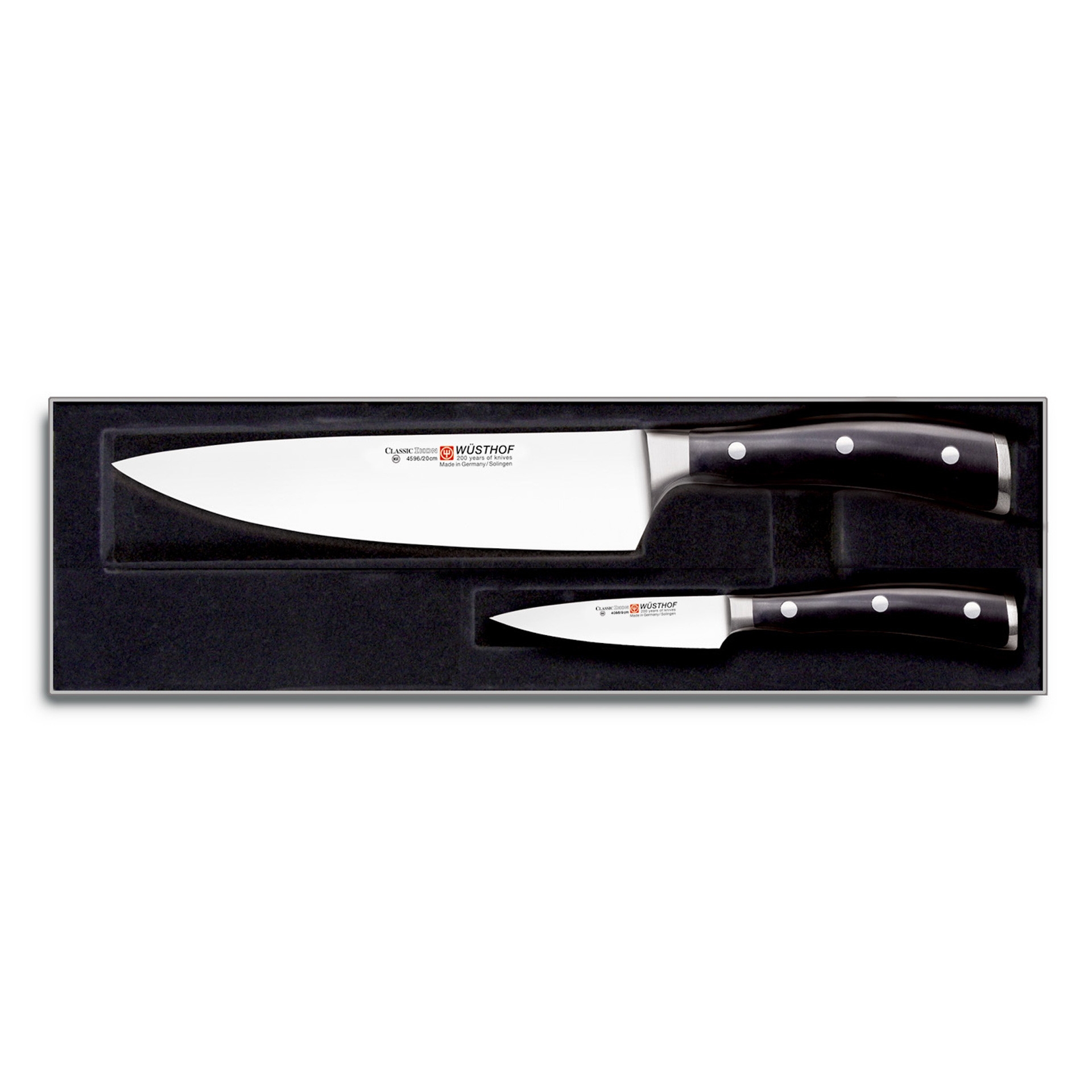 CLASSIC IKON Zestaw Nóż szefa 20 cm i nóż do warzyw 9 cm / WÜSTHOF