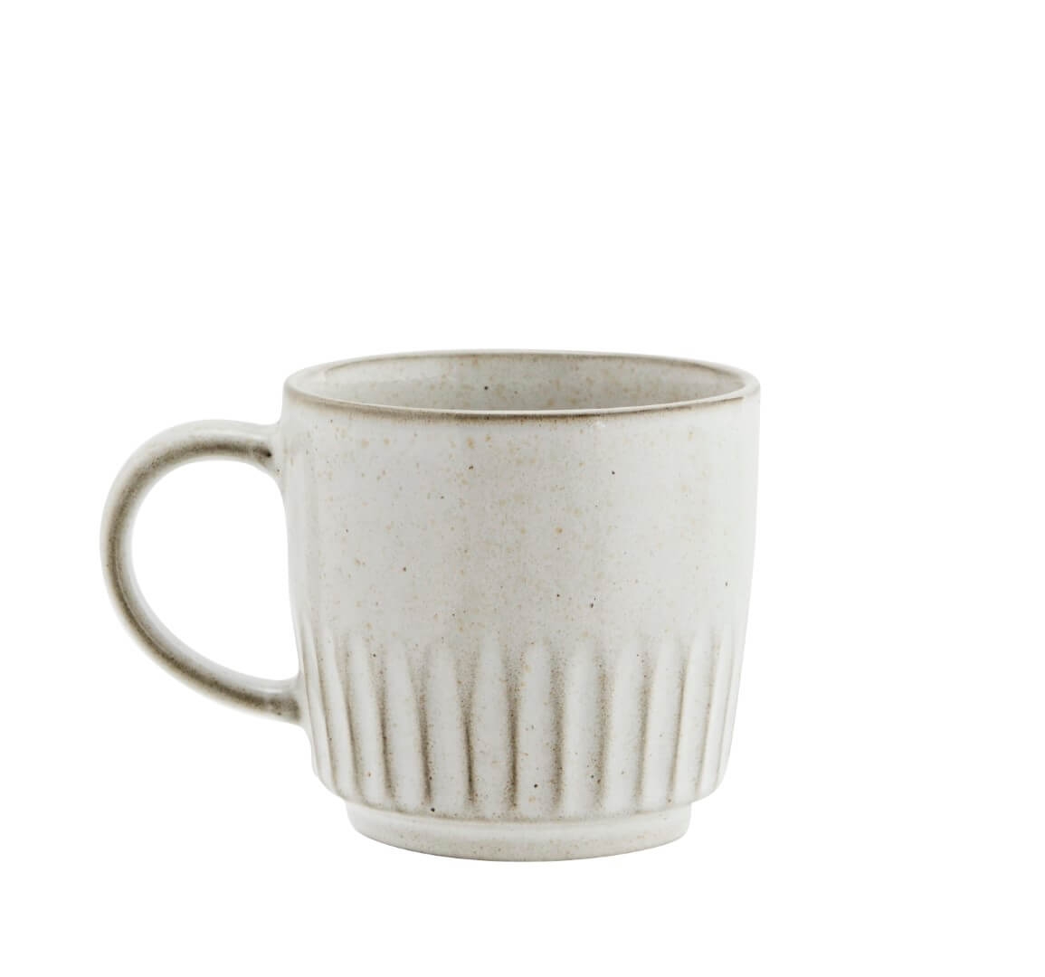 Kubek Off White Madam Stoltz, 400 ml